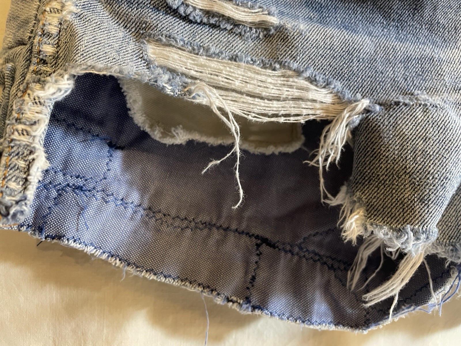 1972 Levi Strauss Denim Cutoffs Shorts 30” Waist Original