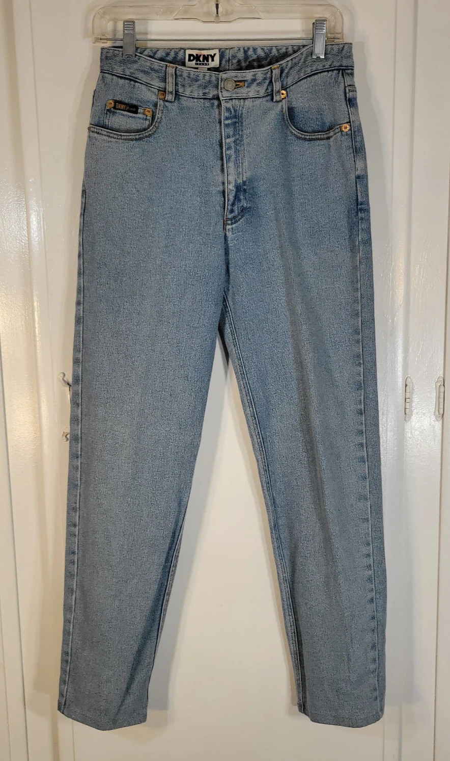 90s DKNY Jeans Denim Size 10 Waist 30″ Womens Cotton Spandex High Quality Donna