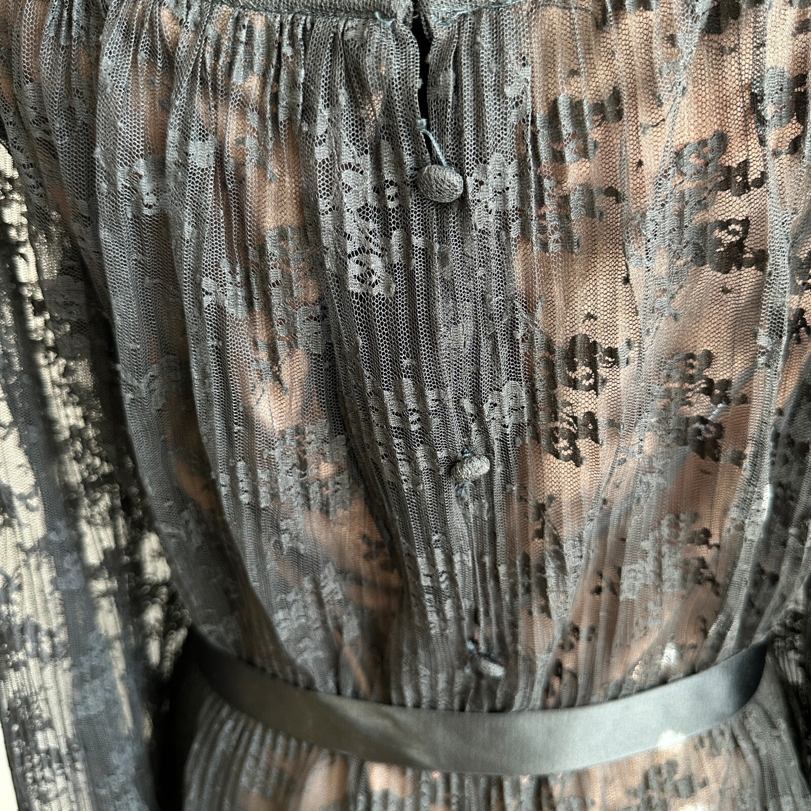 Vintage Marita by Anthony Muto Lace & Satin Evening Dress 60’s