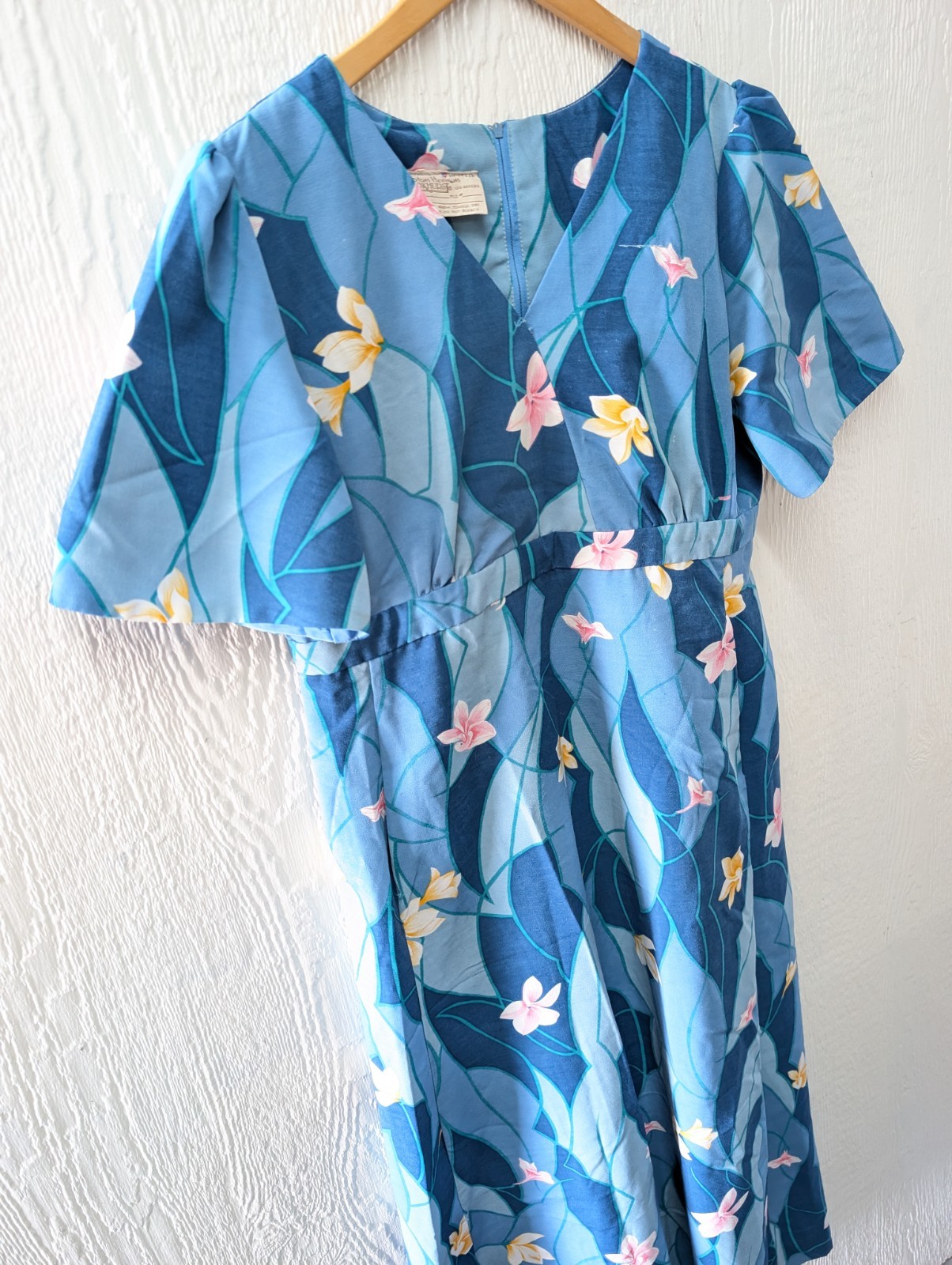 Rare United Airlines Stan Herman Brookhurst Hawaiian Flight Attendant Dress 14