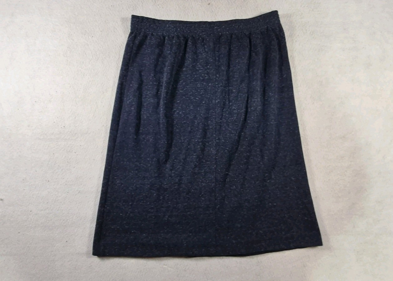 1980’s 2 Piece D’Allaird’s Skirt And Top Set Blue W/Gold Accent Size 14