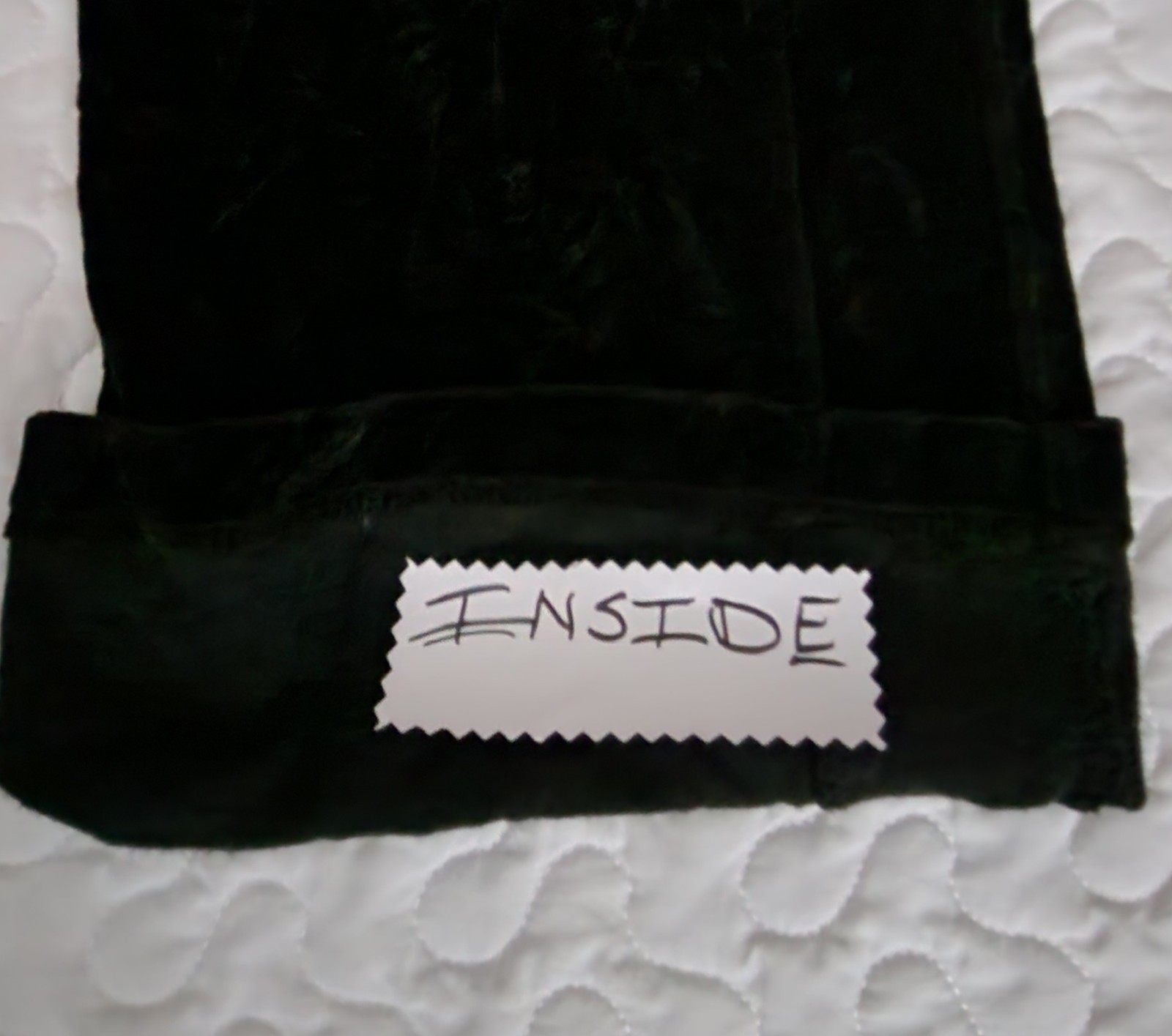 Vtg Talbots Crushed Black Velvet Pants Lounge Party Christmas Pullon wast 28 30
