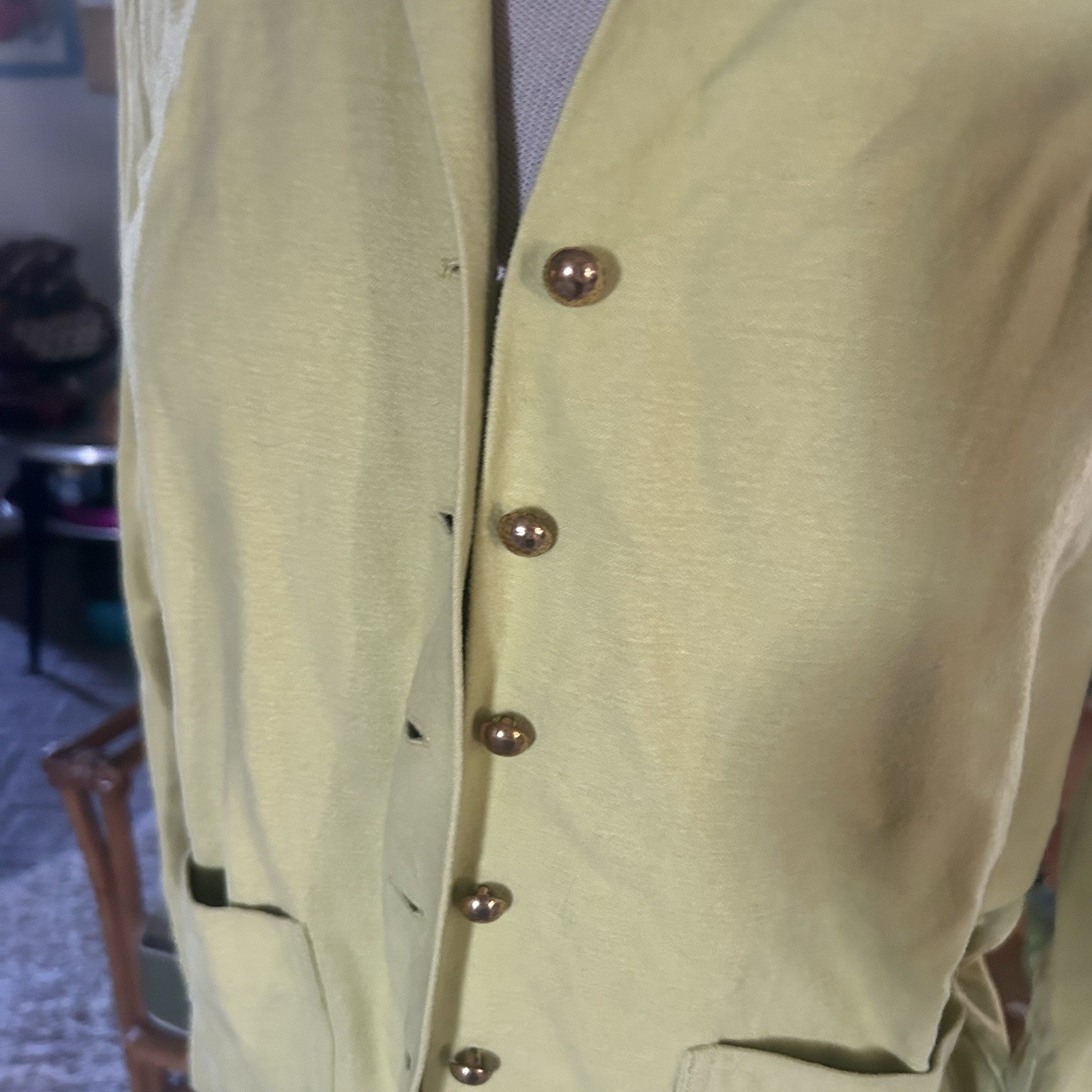 Vintage 1940s Suit Set | Jacket | Skirt | Chartreuse Green | S M | 40s