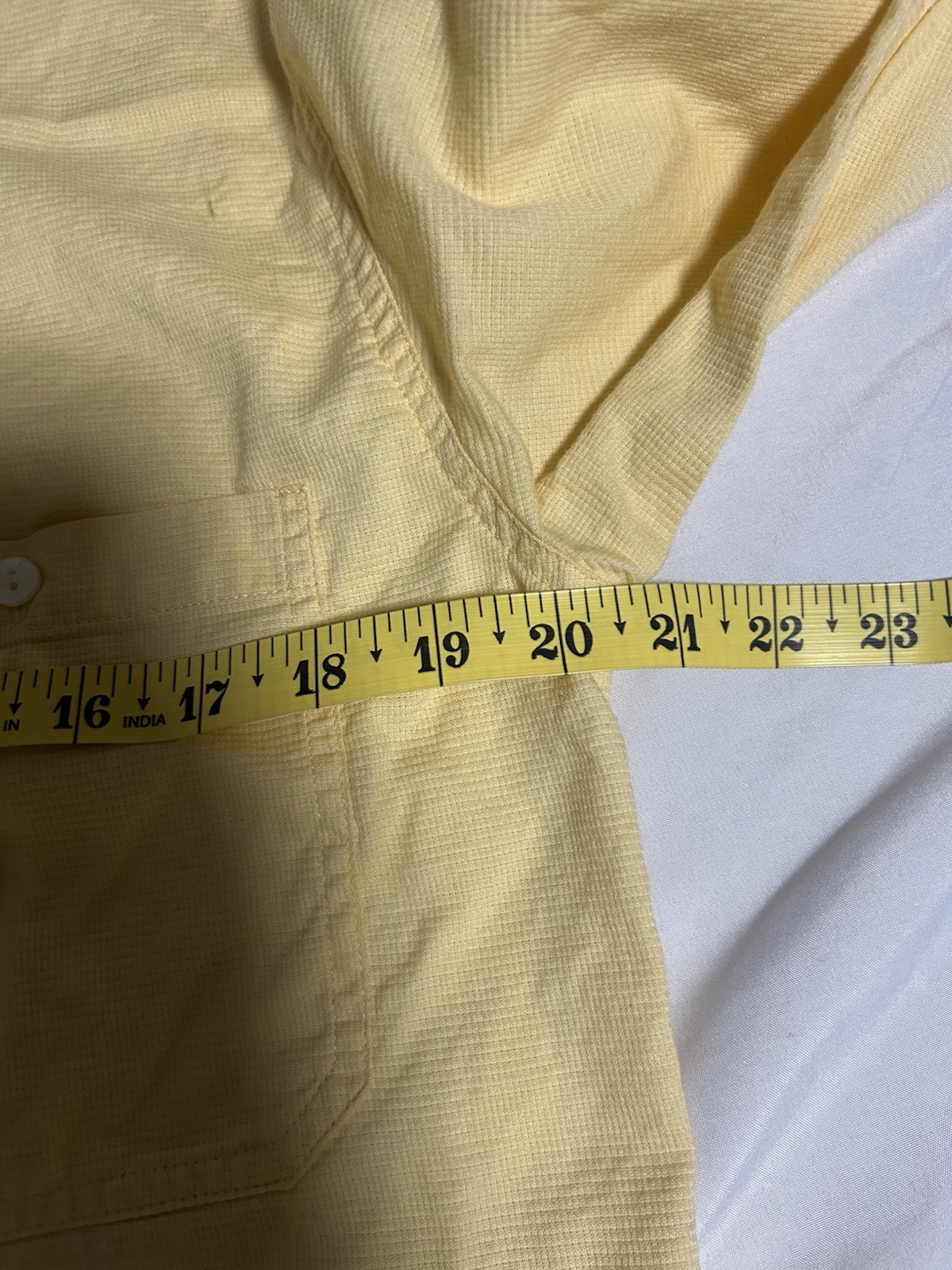 Vintage 80s Women’s Hunt Club Button Up Shirt Yellow Preppy Sz Medium 8/10