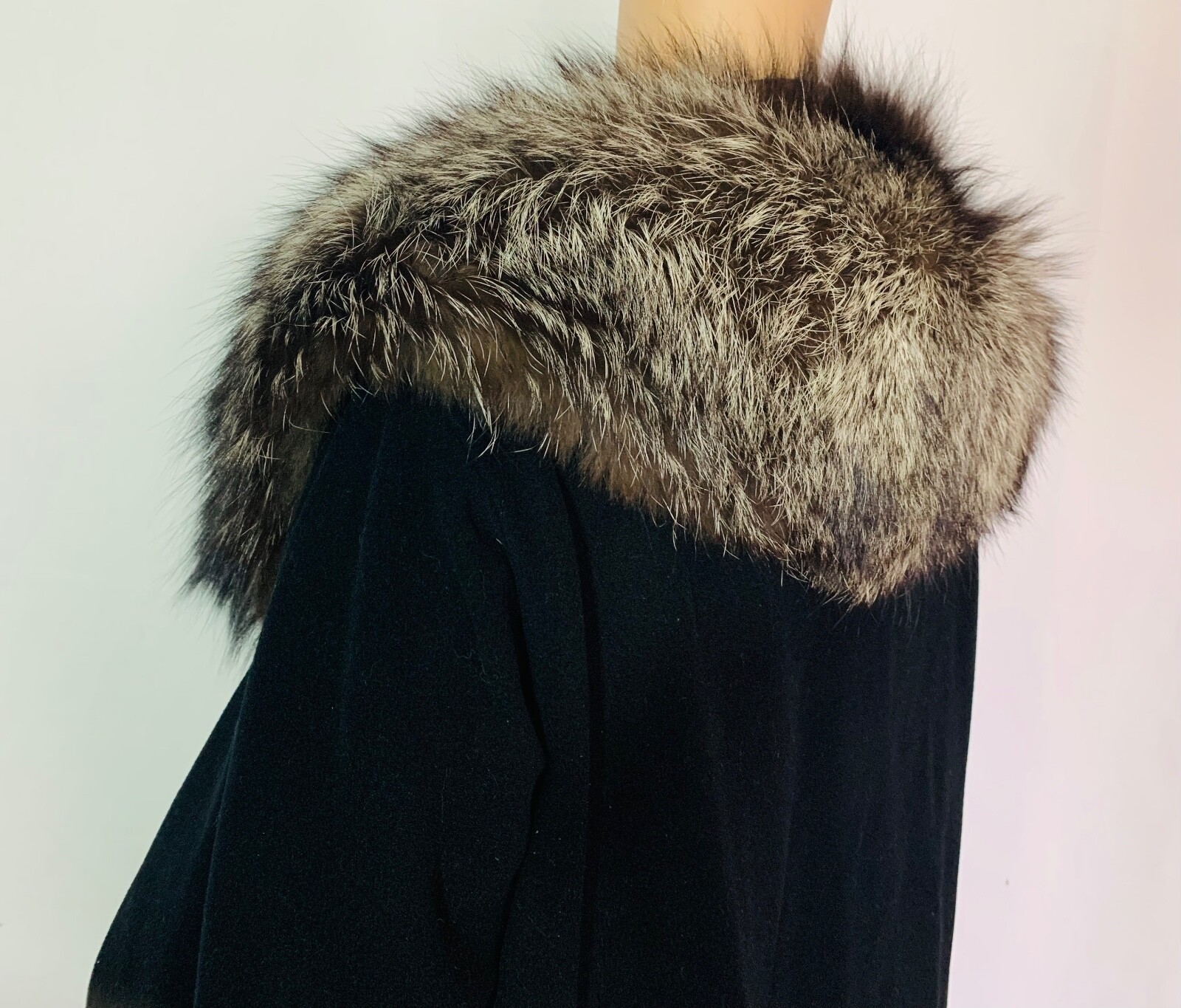 Vtg LILLI ANN Blin & Blin FABULOUS FRENCH WOOLEN SWING COAT Paris/San Francisco