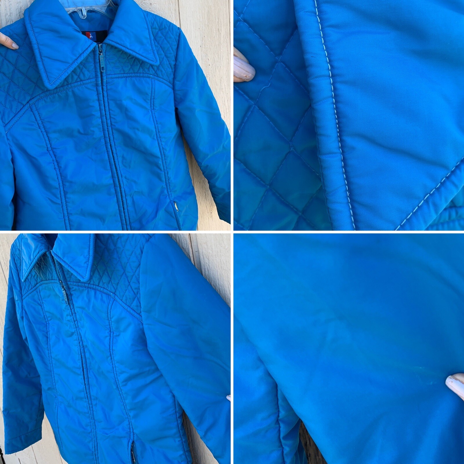 Vintage White Stag Action Sports Jacket Ladies Ski 70s 80s 1970s S or M