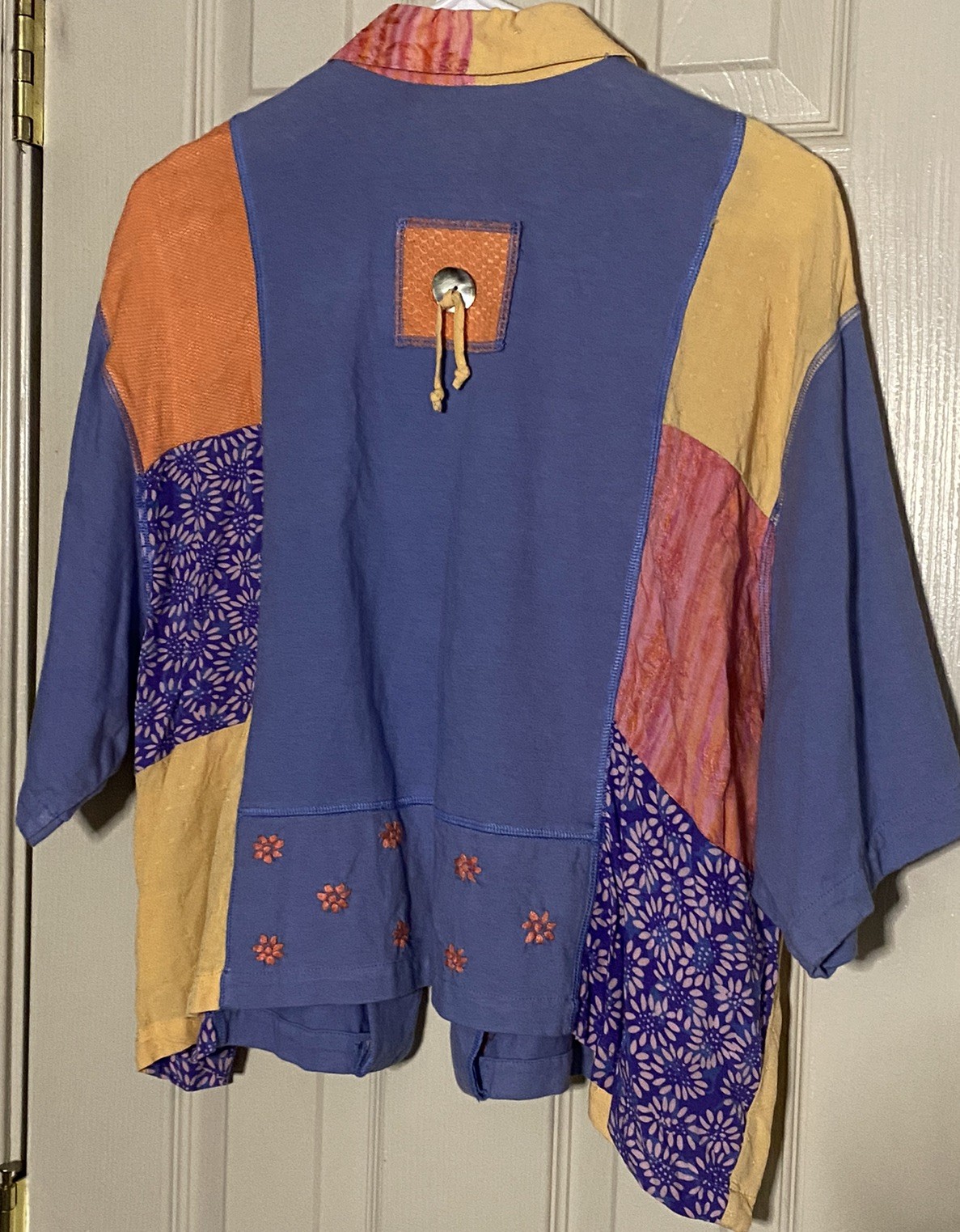 Faith Vintage Block Button Up Large