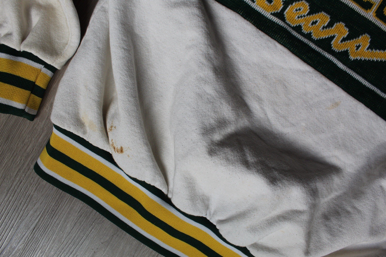 Vintage Baylor Bears Varsity Spirit Fashions Sweater Knit Accents Made In Usa XL