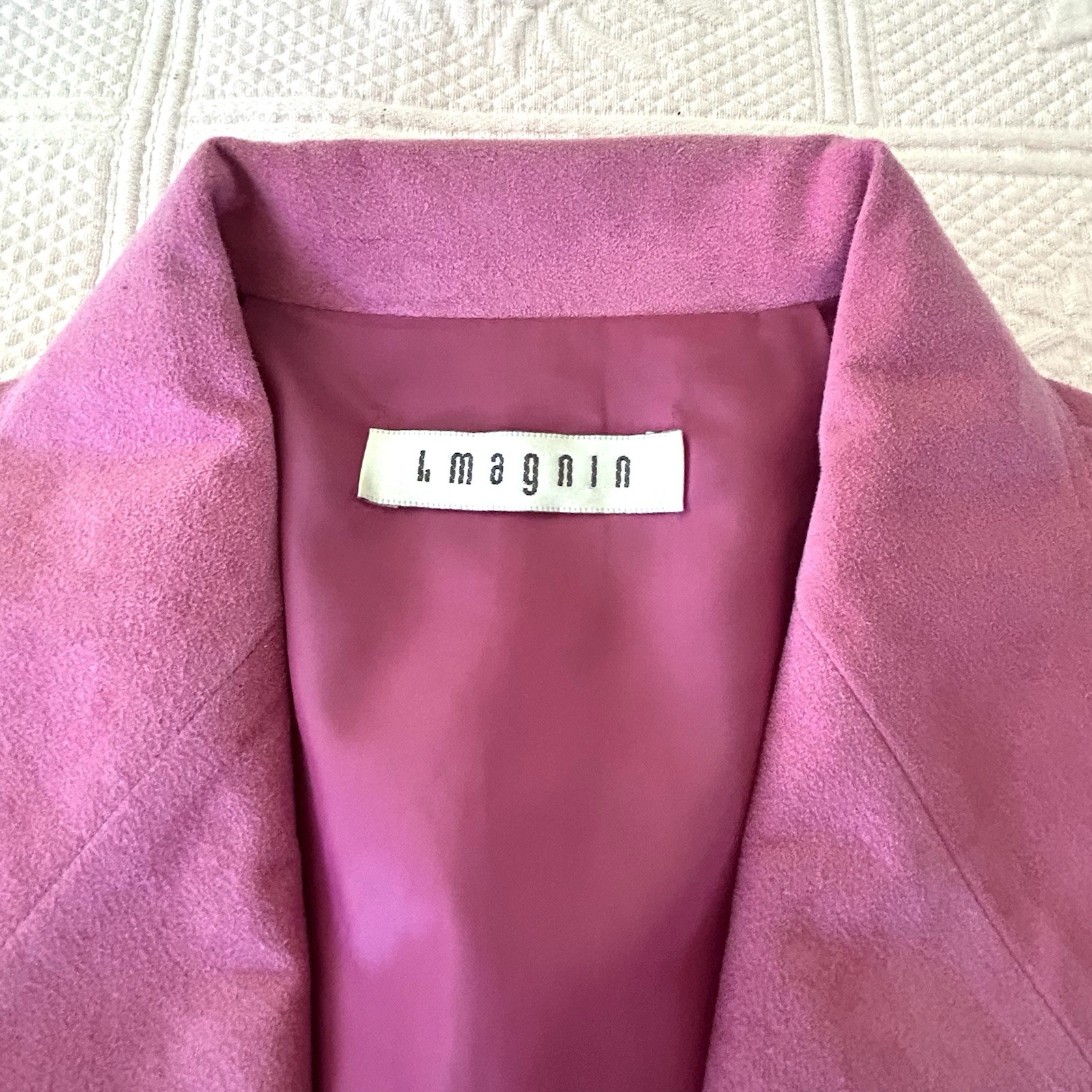 Vintage I Magnin Suede Blazer Crop Jacket