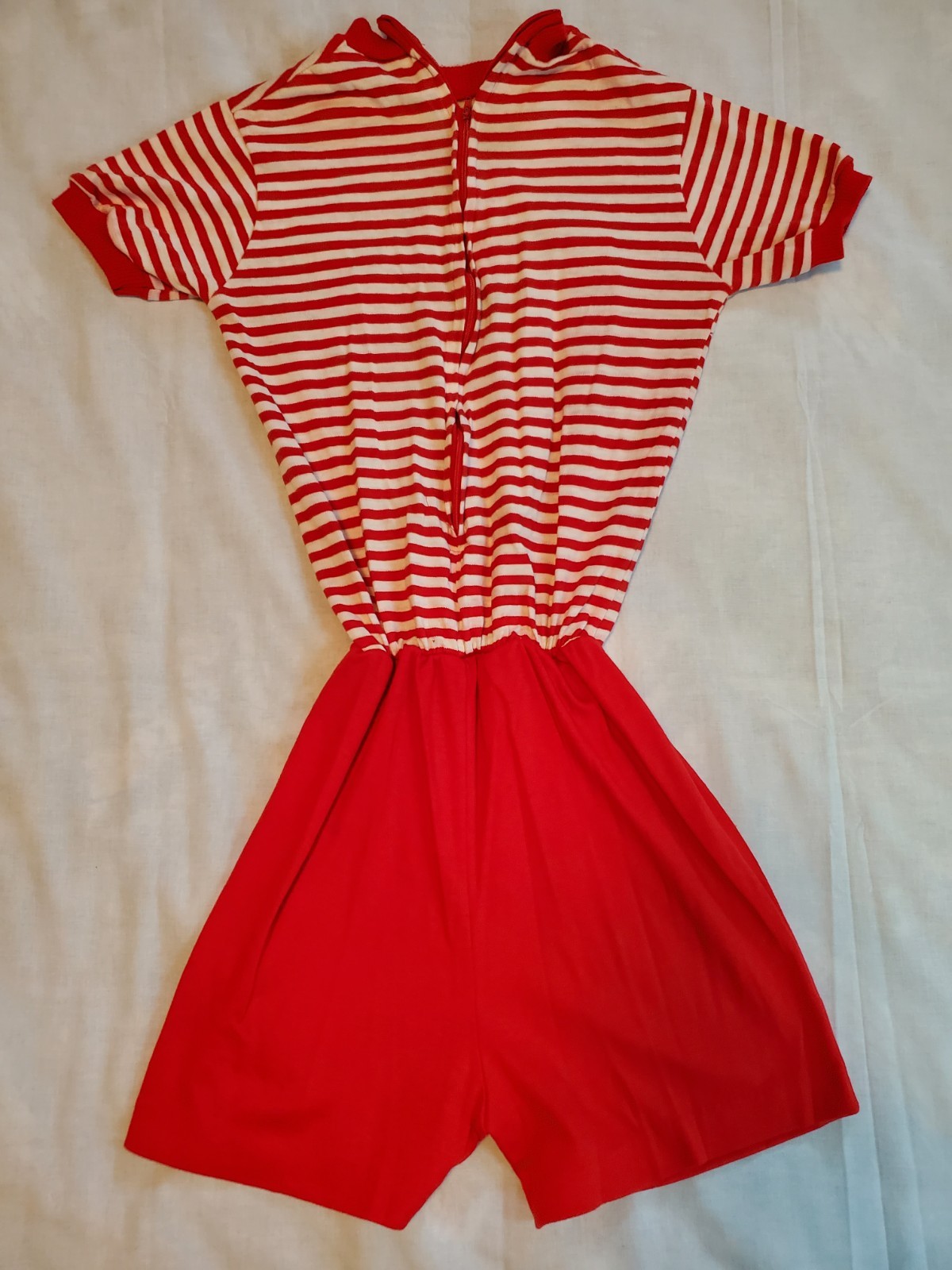 Vintage 70s 80s Lady Champion Gym Phy Ed Uniform Jumpsuit Teen Girl Juniors XS