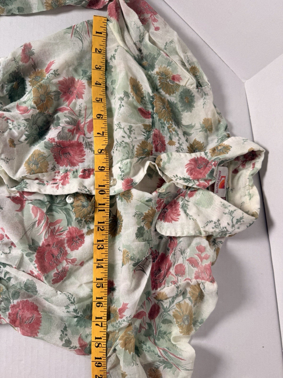 Paul Harris Vtg Women’s 2-piece Button Down Floral & 60’s Bikini Top