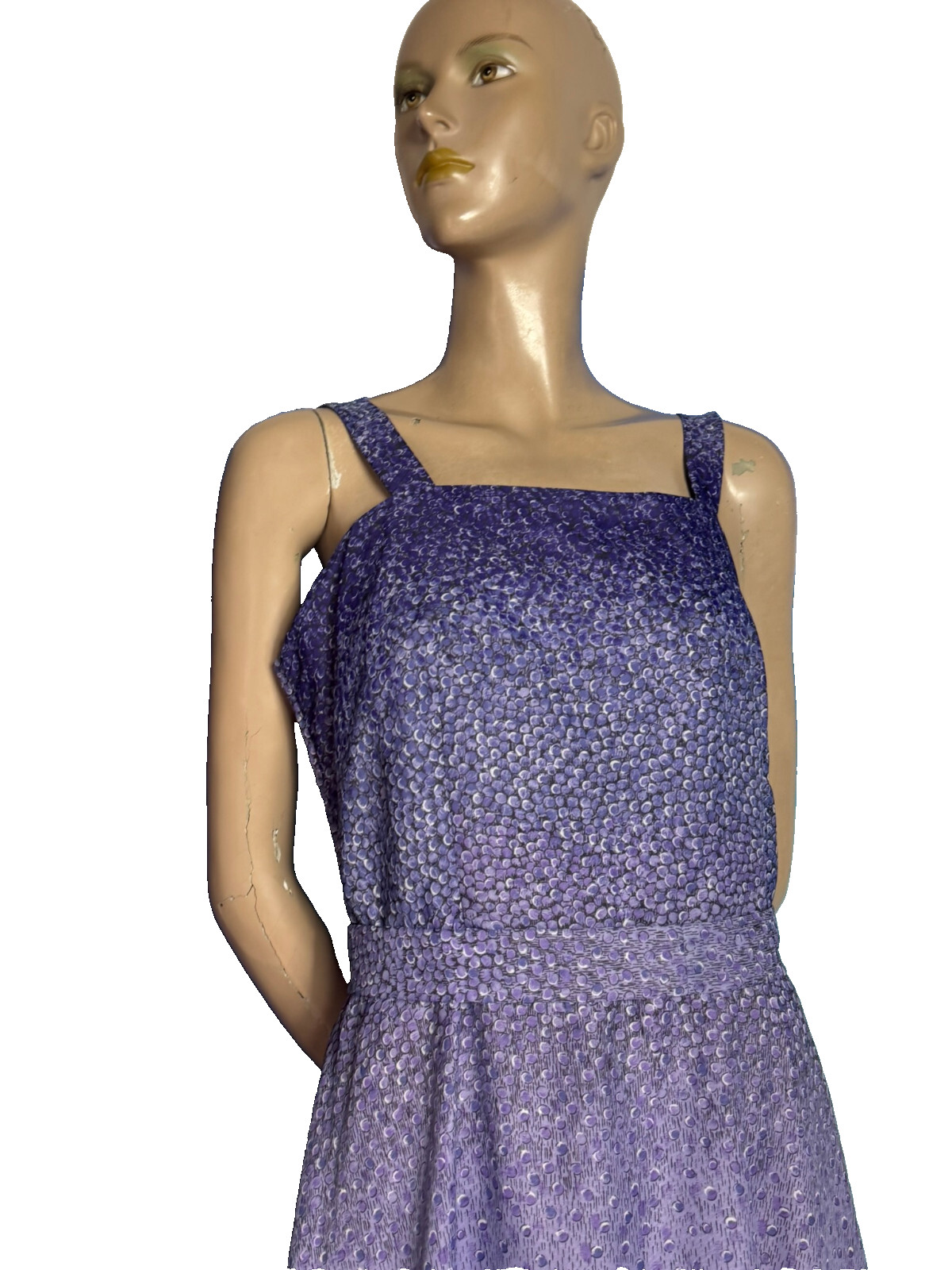 Vintage 70s Maxi Dress Kleemeier Hof Purple Evening Gown w/ Bolero Boho Gala 38 40