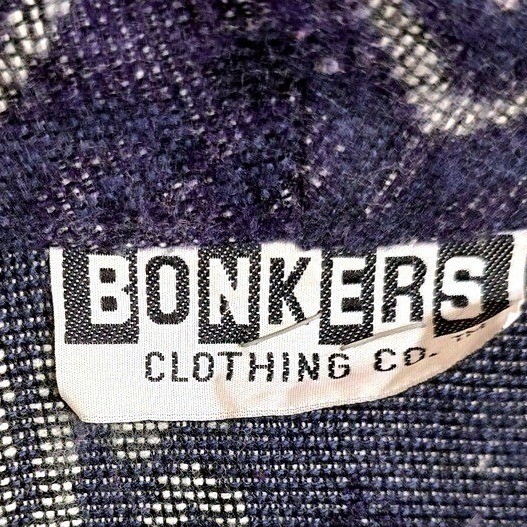 VTG 90s Bonkers Clothing Co Southwestern Aztec Tribal Cropped Jacket Tapestry S