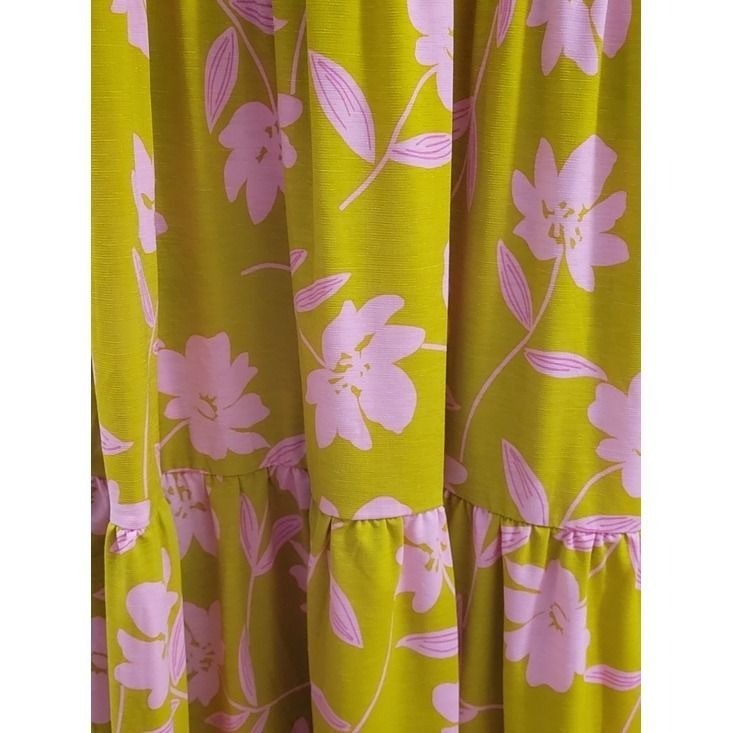 Dear Scarlett „Lizzy” V Neck Floral Tiered Ruffle Dress Size 2x