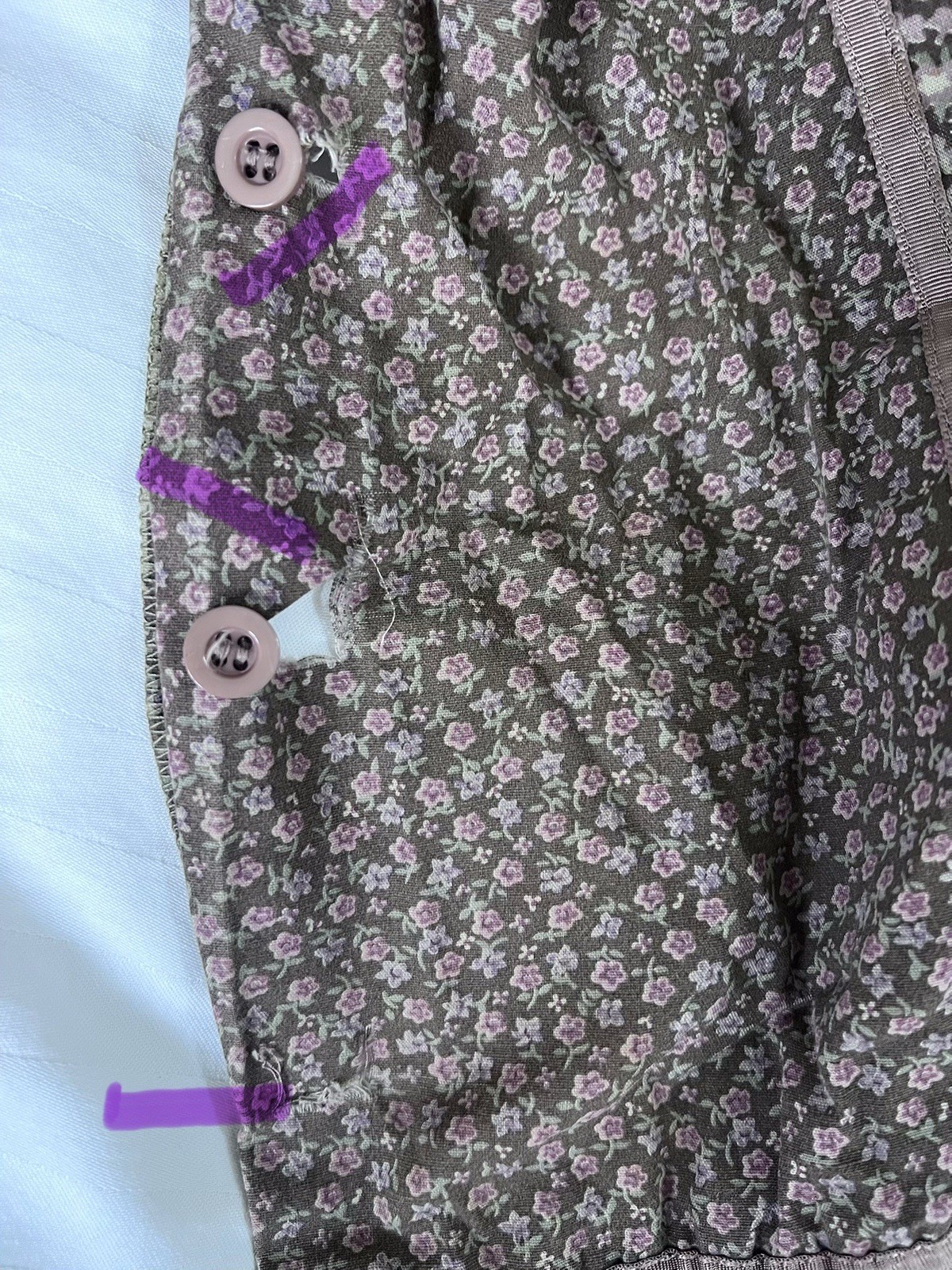 Vintage 70’s Floral Prairie Skirt By Chequers 26” Waist
