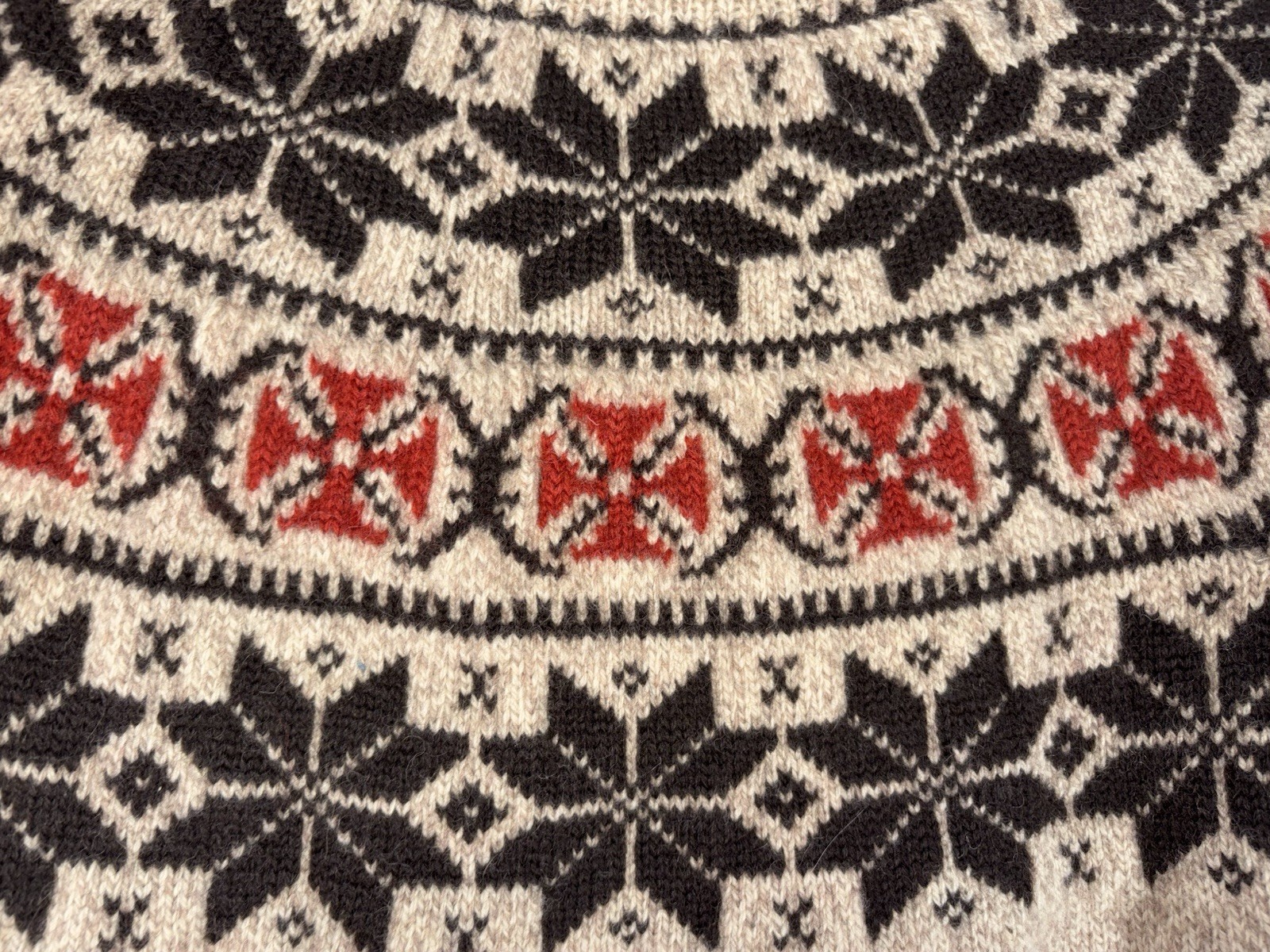 Vintage 1960’s Woolrich Fair Isle Sweater Wool Blend Pullover Multicolor Size XL