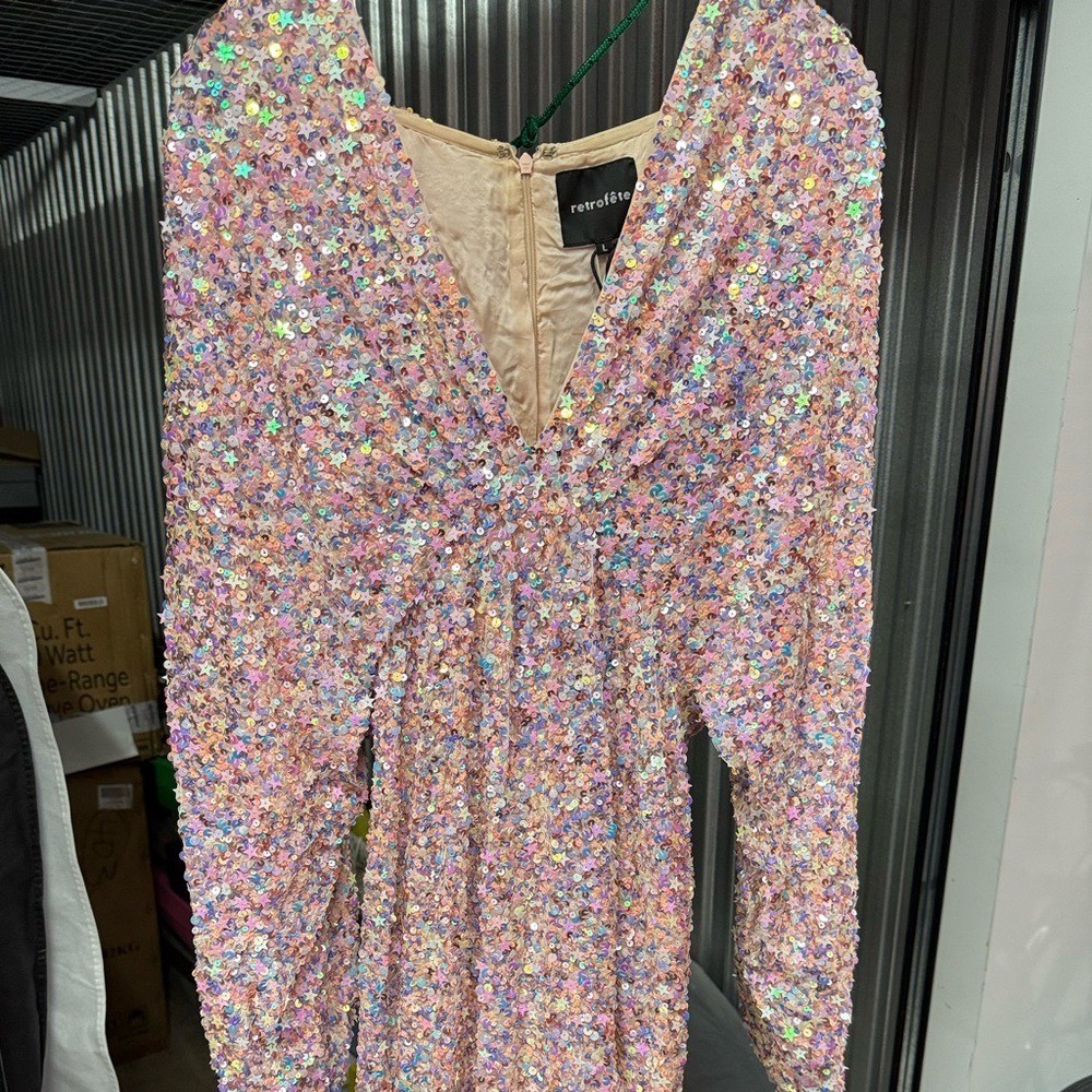 Retrofete Camille Dress in Tutti Frutti – NWT Size L
