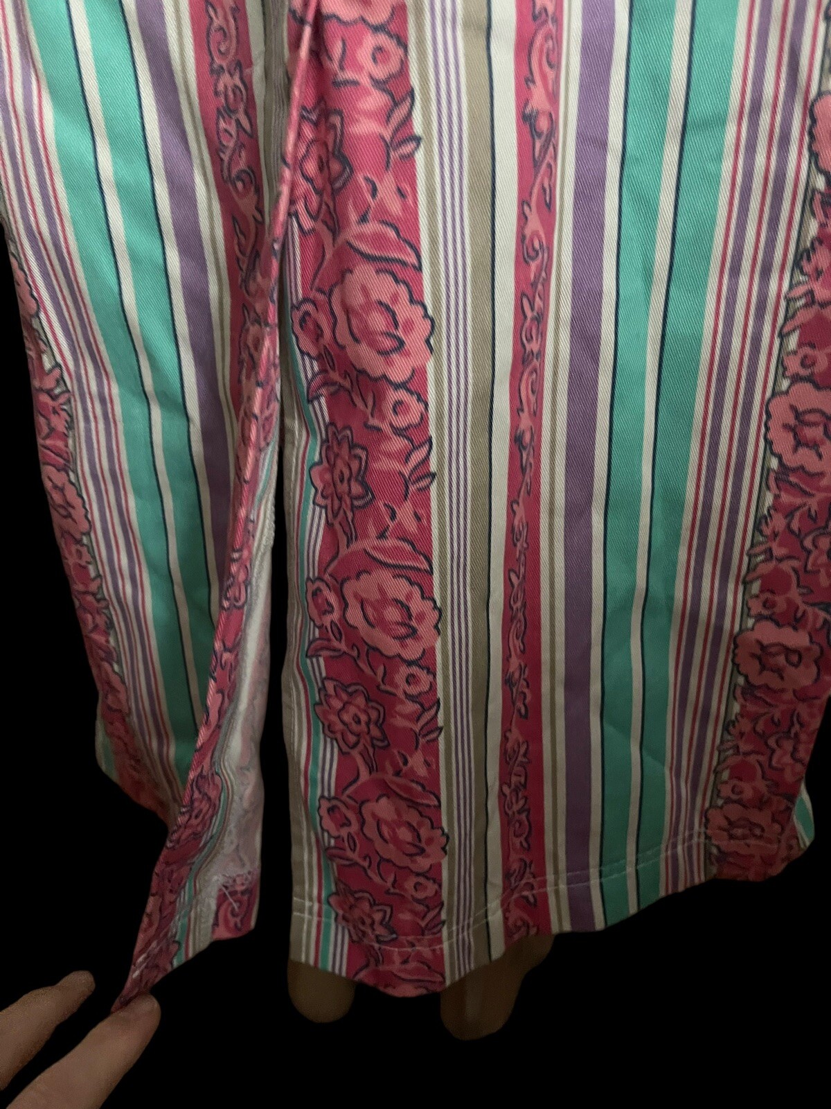 Vintage Bonjour Women’s Aztec Woven Wrap Around High Waist Skirt BoHo Size 12