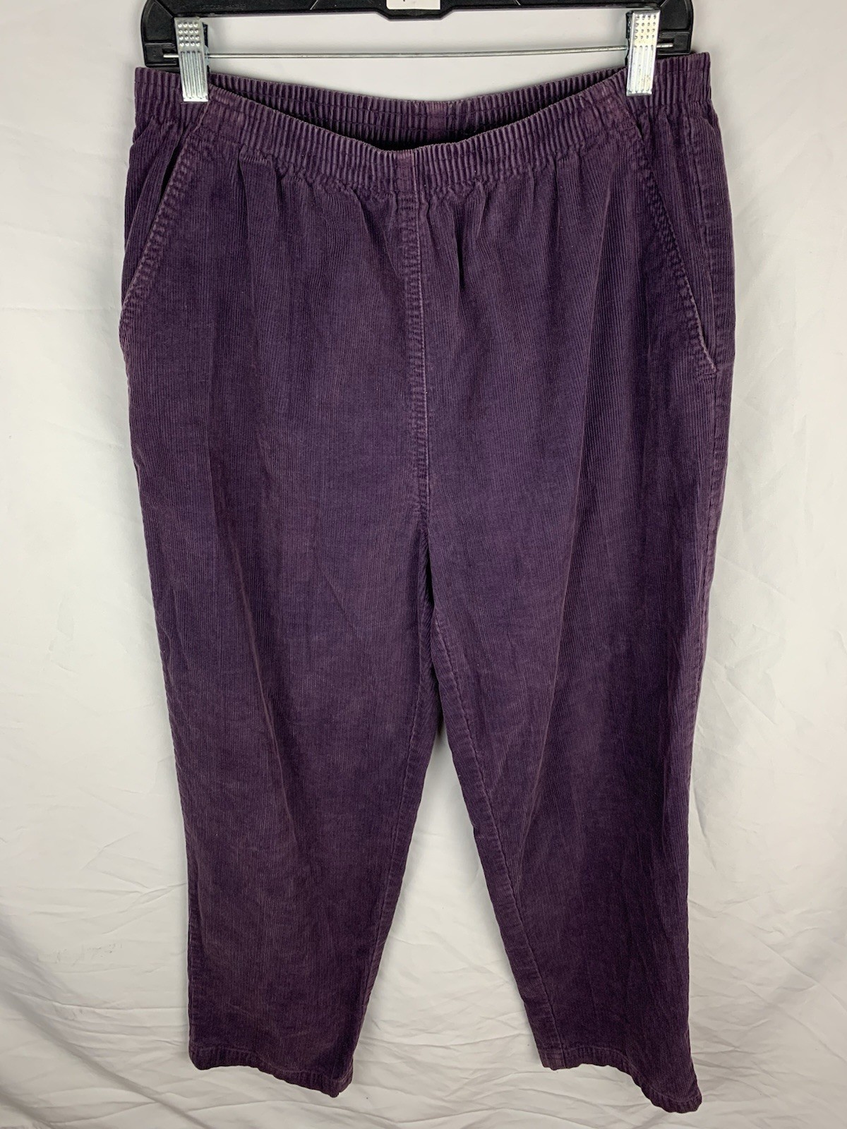 Vintage Purple Corduroy Pants Northern Reflections 30” Waist 28” Inseam
