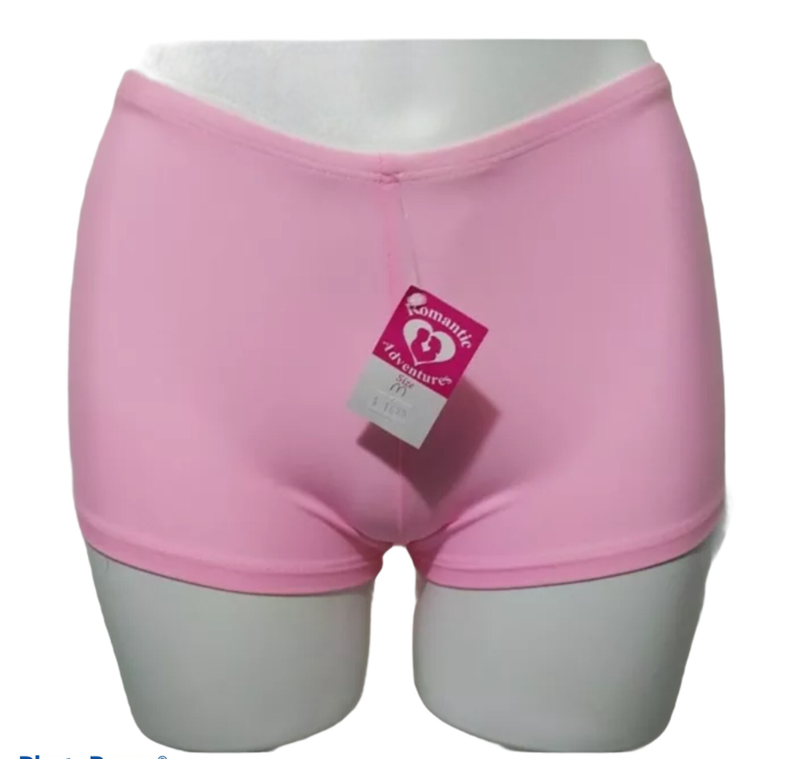 NWT VINTAGE ELEGANT MOMENTS ROMANTIC ADVENTURES PINK BOY SHORTS SIZE MED #6935