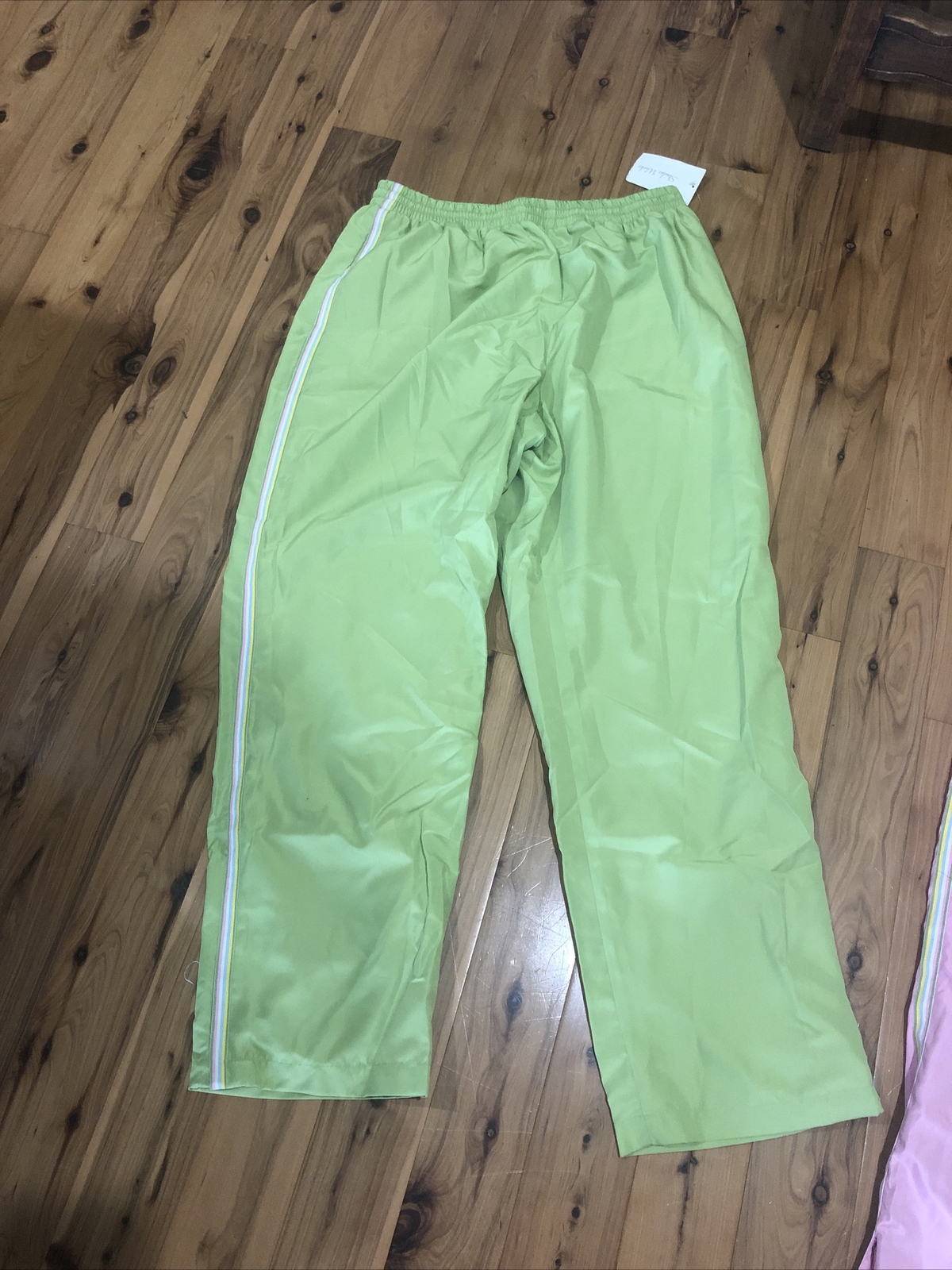 NEW Vtg Studio Works Windbreaker Nylon Jogging TRACK SUIT Jacket Pants Womens L