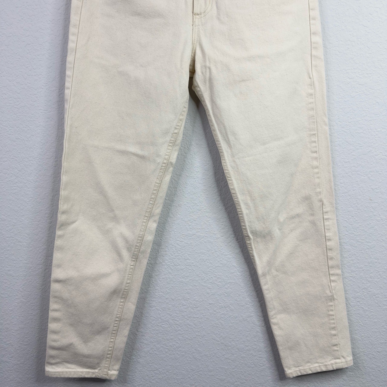 Guess Pants Womens 30 Cream VTG 80s 90s Mom Jeans Normcore USA Made Minimalist