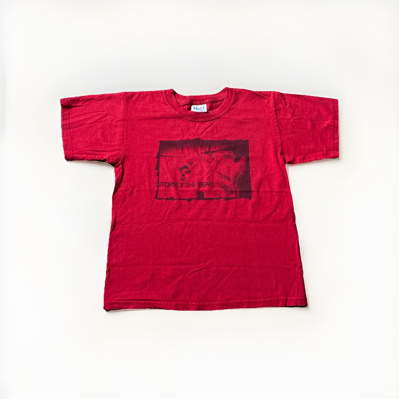 Vintage Y2K Story Of The Year Band T-Shirt Size Youth Large Women’s Small Tour