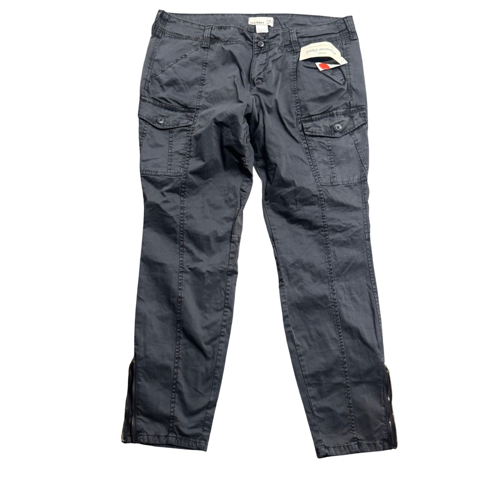 Old Navy Gray Cargo Pants S/16 Classic Y2k Retro Streetwear Basics Outdoor NWT