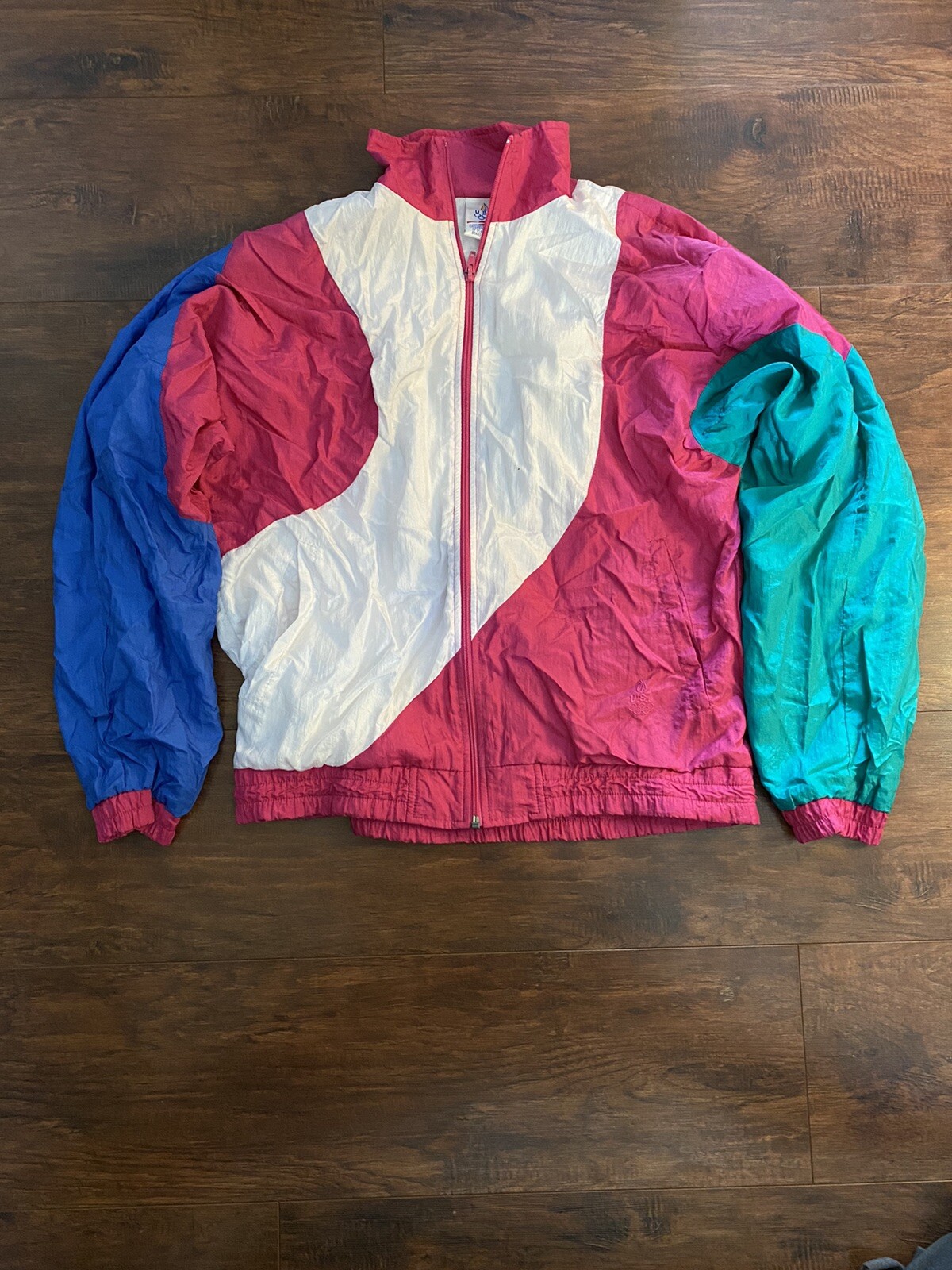 Vintage 1980’s Olympic Games USA JC Penney Windbreaker Zip Up Nylon Jacket