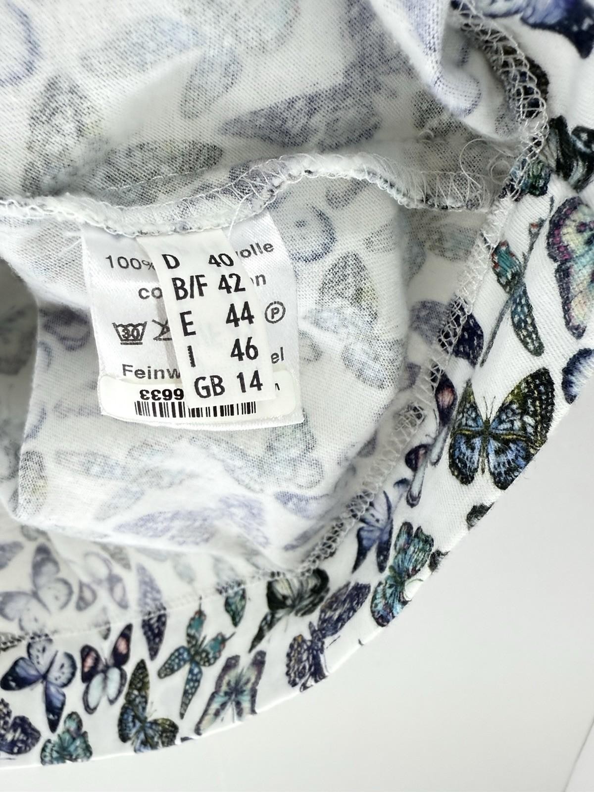 VTG 90’s B.M. Company Liberty Fabric Butterfly Print COTTON Top