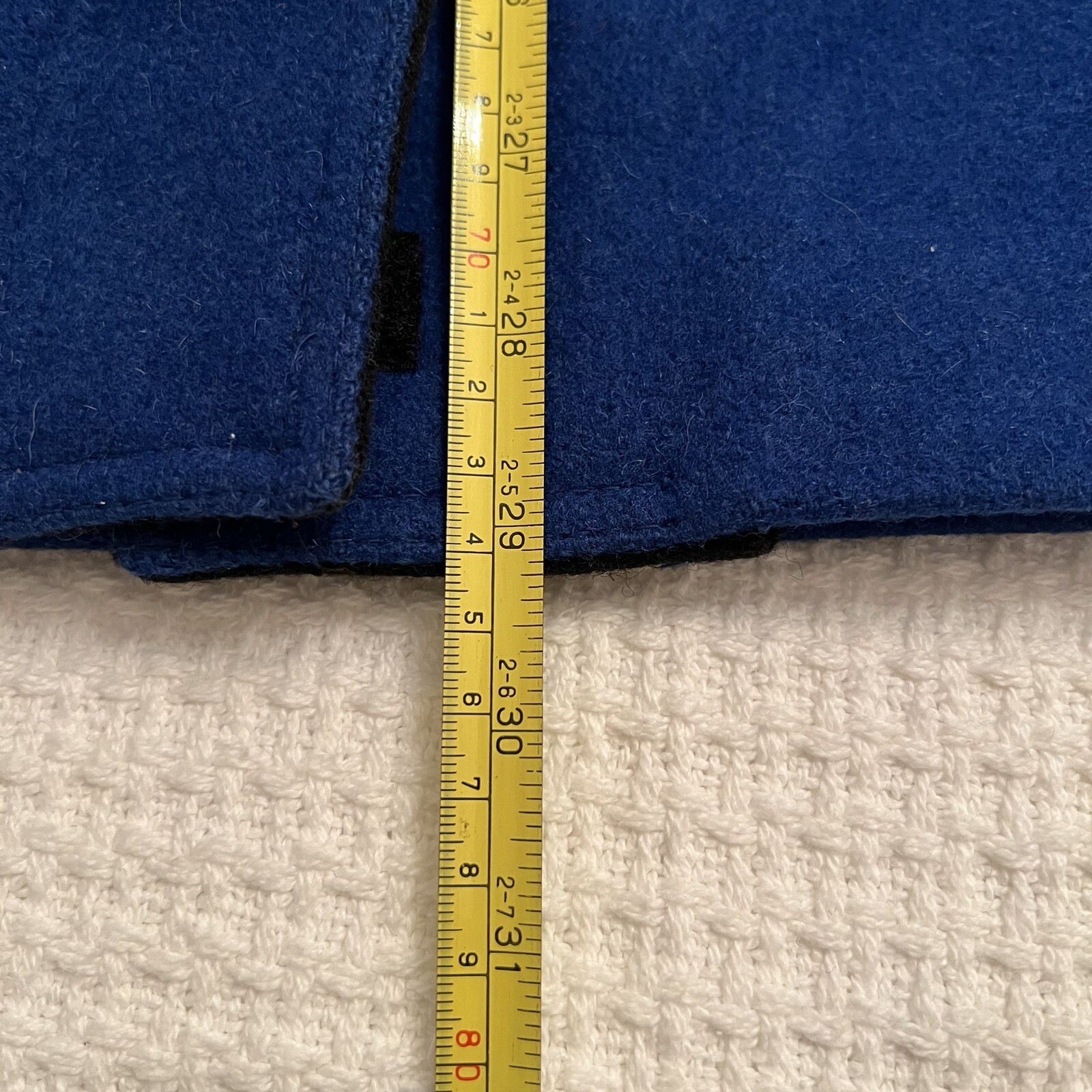 Wool Coat Casa De Lana Women’s size 5/6 Small Bright Royal Blue Vtg Retro Winter