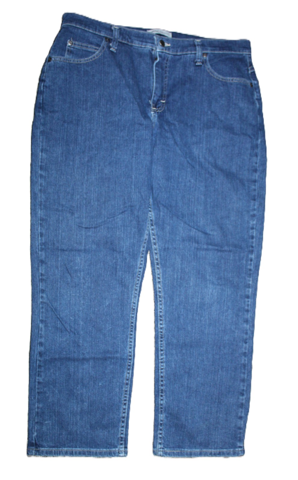 Riders Relaxed Fit Women’s Blue Denim Jeans Size 14P Petite 27″ Inseam Cotton