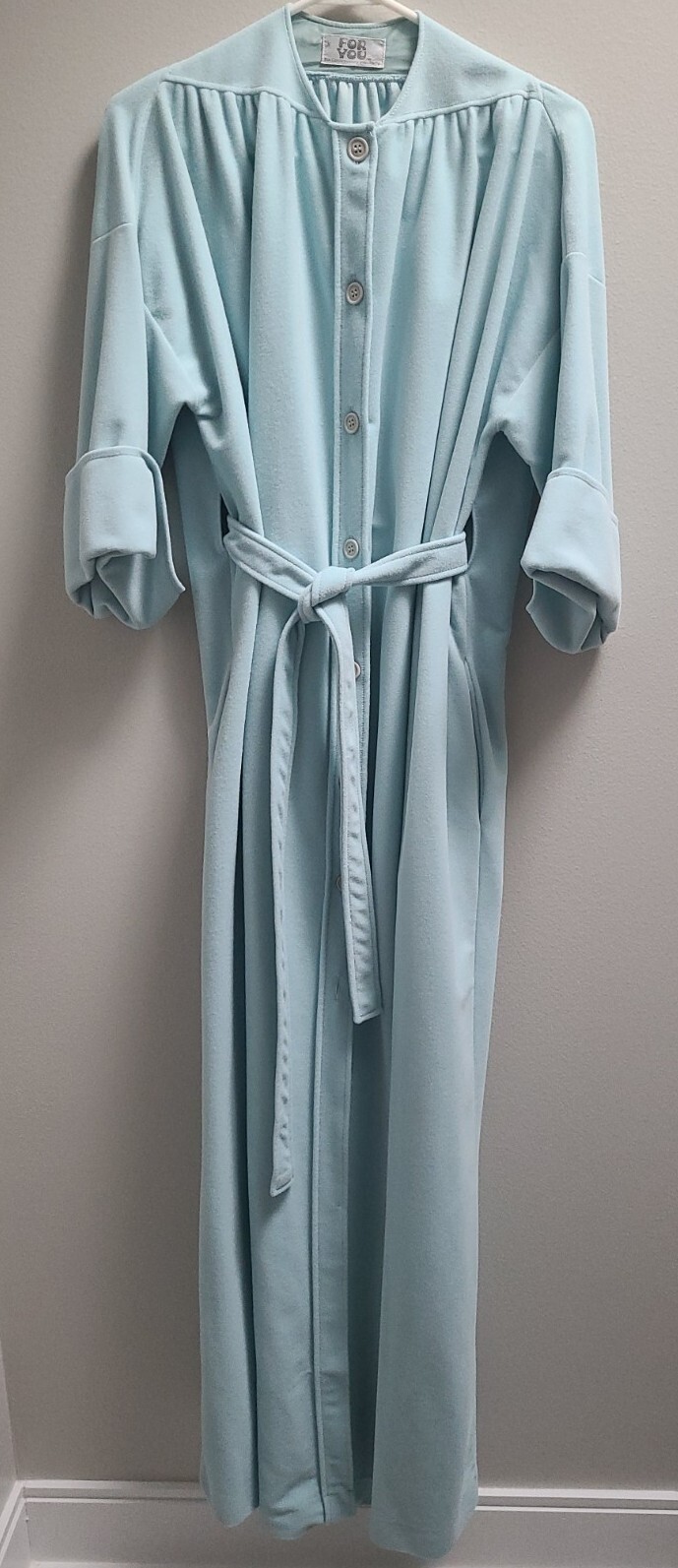 Vintage Robe Dressing Gown Housecoat Blue Tags Vassarette For You S M