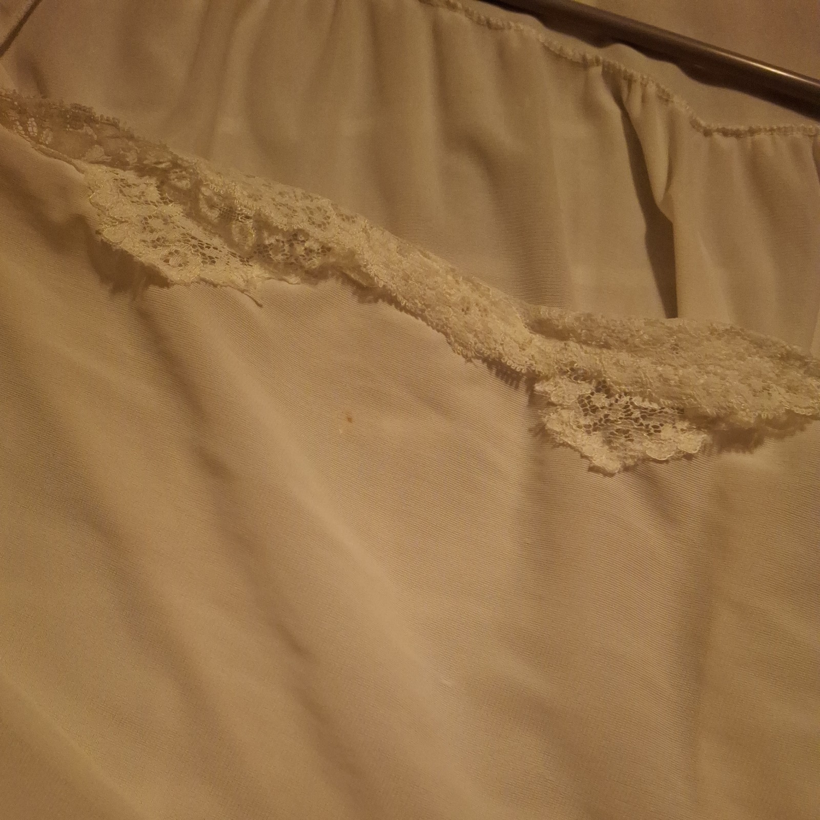 Vintage Charmode Robe White Sheer Sears & Roebuck Lace
