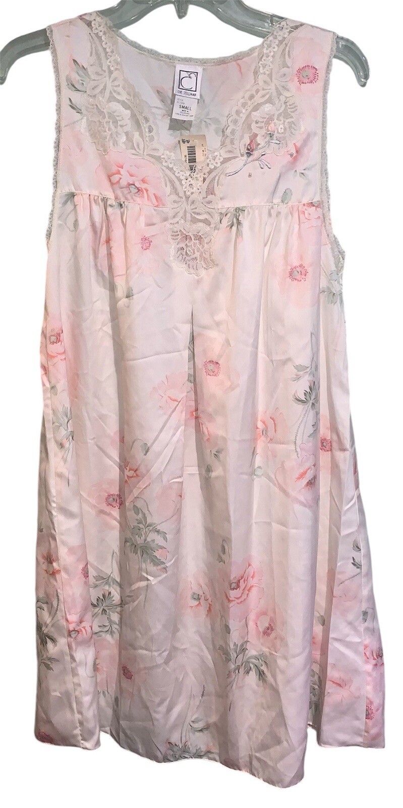 Vintage Eve Stillman Satin Nightgown Small NWT