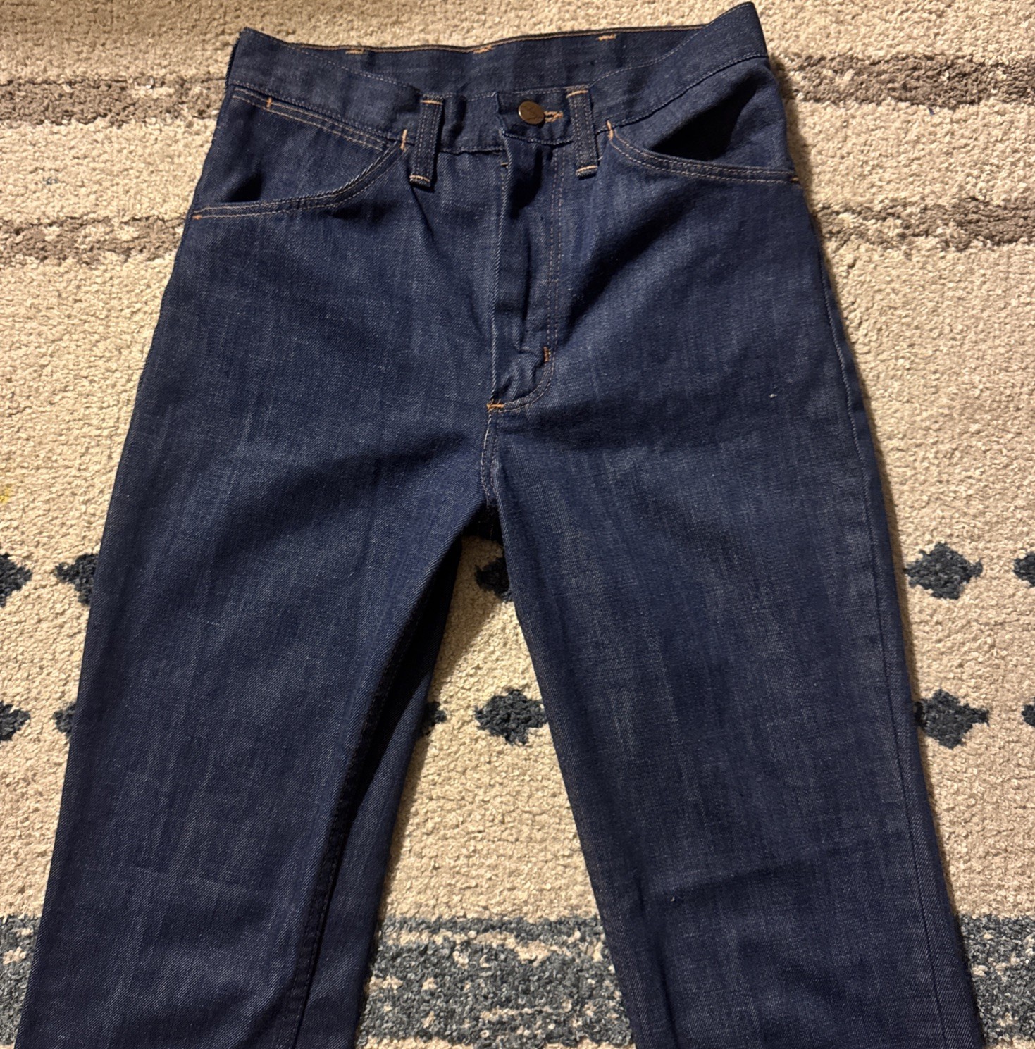 Vtg 1970’s Women’s Wrangler 938 High Waist Bootcut Jeans Talon Zip Sz 26×35 USA