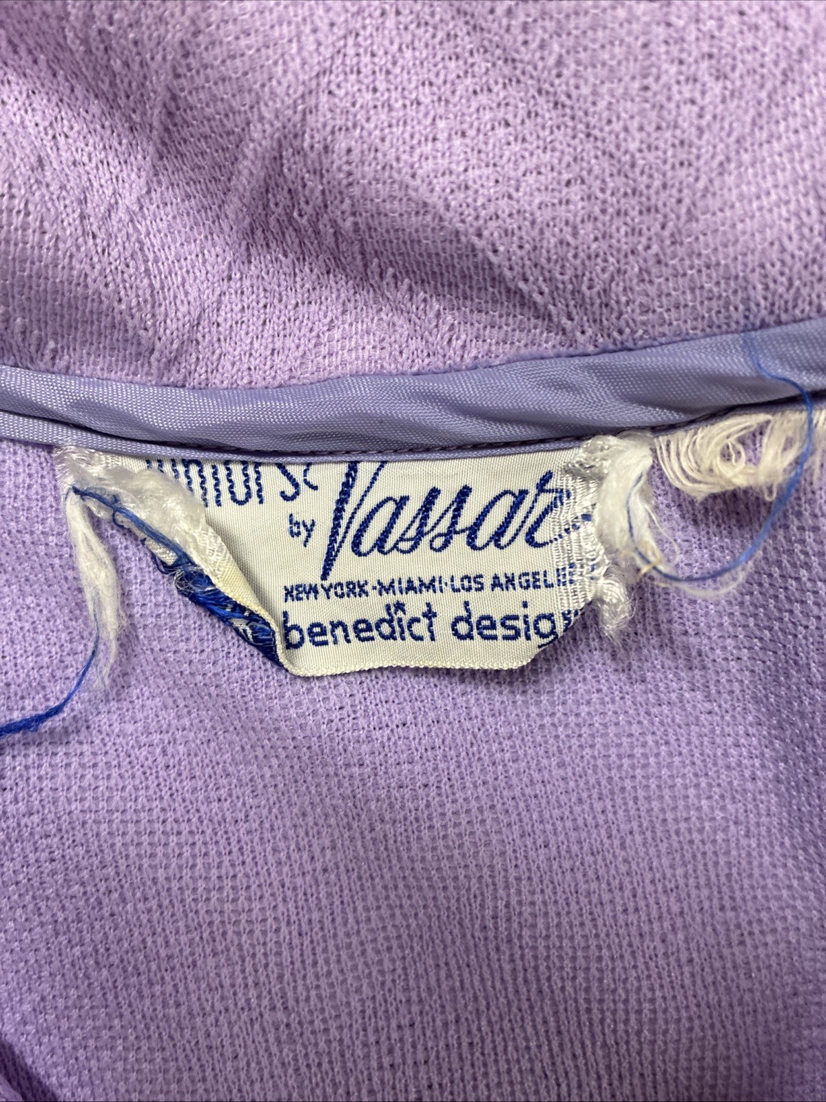 Vintage 50s 60s Juniors by Vassar Lilac Purple Mini Dress APPEARS a Size SMALL