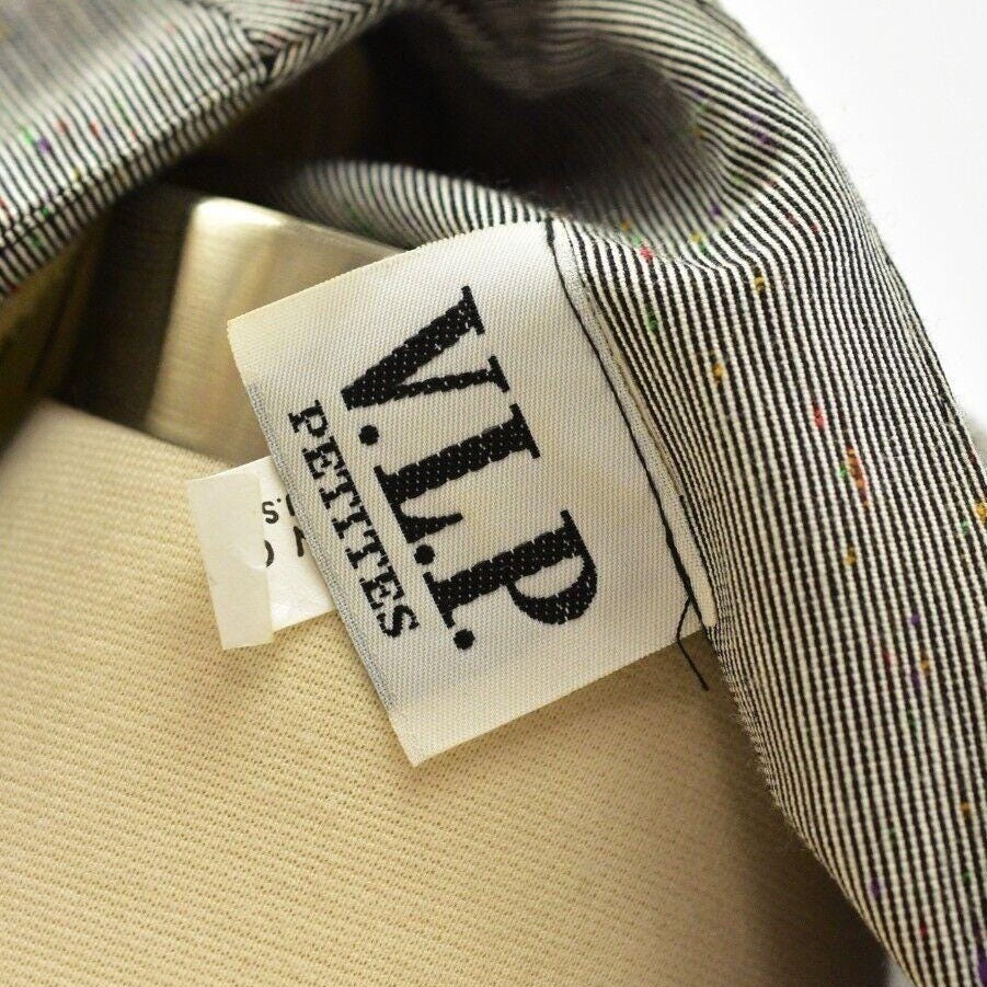 90s Double Breasted Shirt Dress Shoulder Pads VLP Size PS