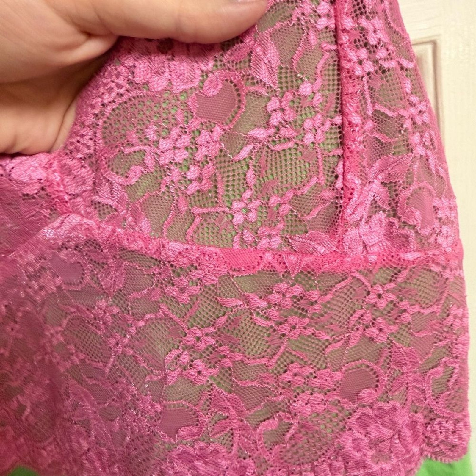 VTG Y2K Lace Layered Bisou Bisou Tank