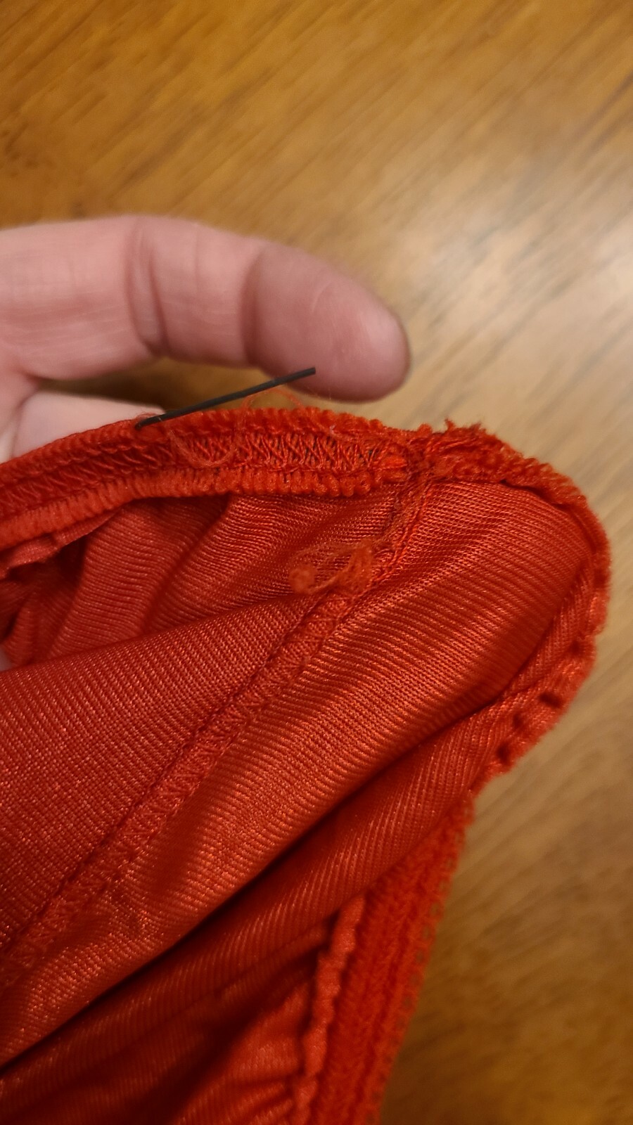 Vtg Mel lin size Small red half slip (flaw on waistband elastic) ladies