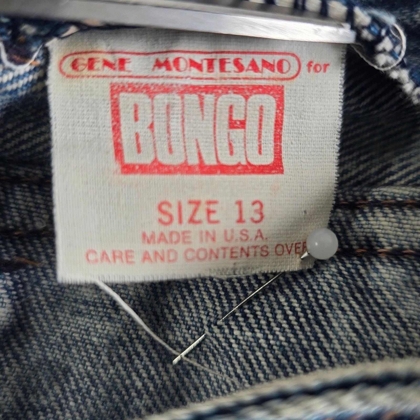 Vintage Bongo Contempo Casuals Acid Wash High Waist Tapered Jeans Womens 13 USA