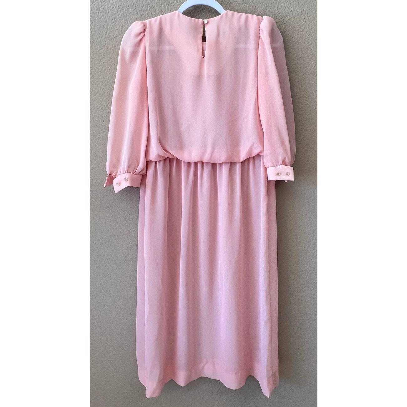 Vintage Lady Carol Pink Chiffon Dress