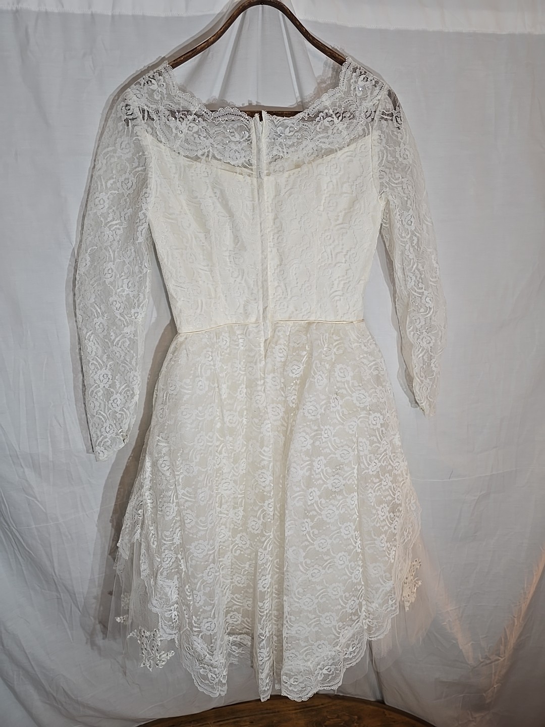 1950’s Lace Party Dress, Mid Century Prom, Wedding, Cocktail Dress