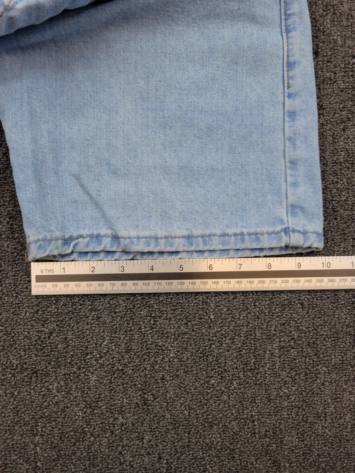 Vtg 90s Y2K Marithe Girbaud Francois Size 12 Light Denim Jean Wash Shorts