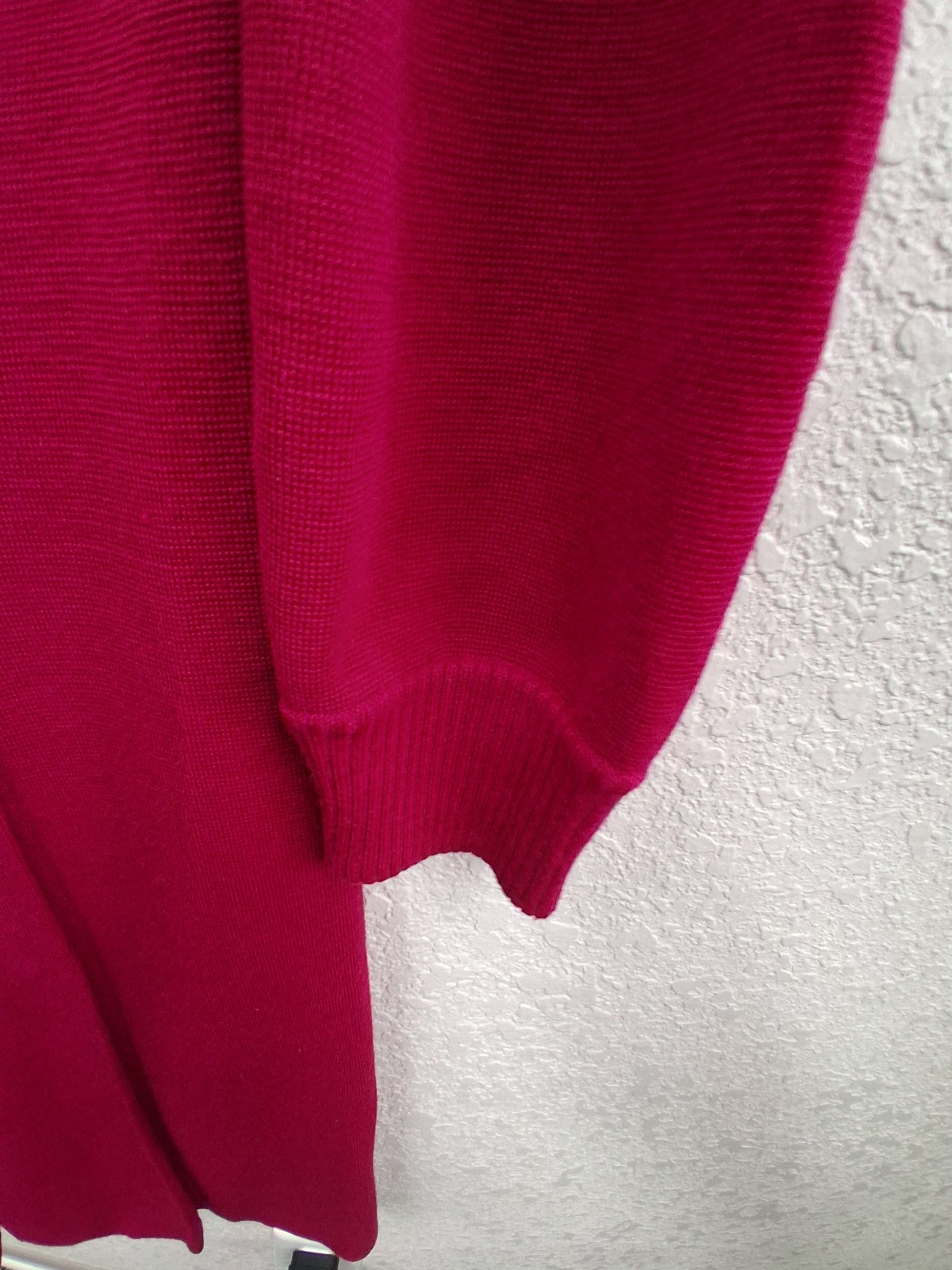 Vintage 60s Mod Dress Cranberry Red Wool Shift Pleated Dress Gino Paoli Italy 10