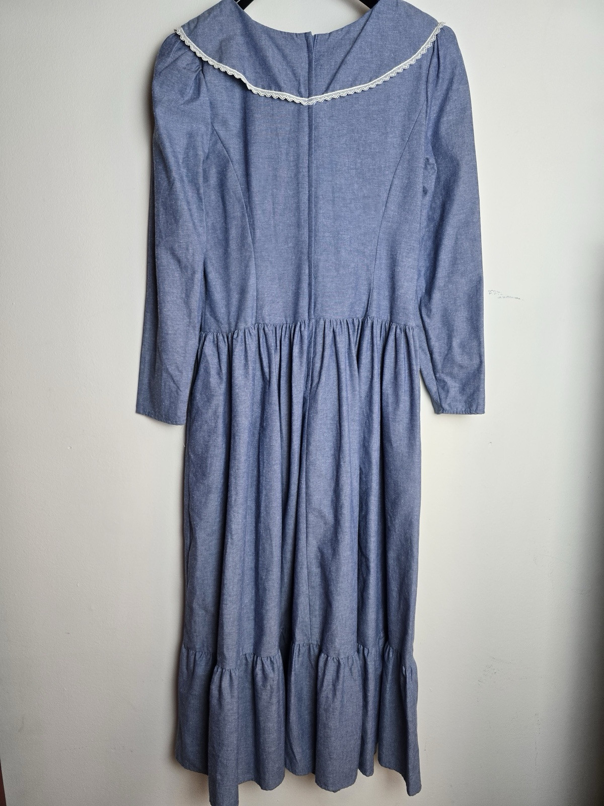 Vtg 80s Jessica Mcclintock Gunne Sax Maxi Dress 15/16 Prairie Cottage Core