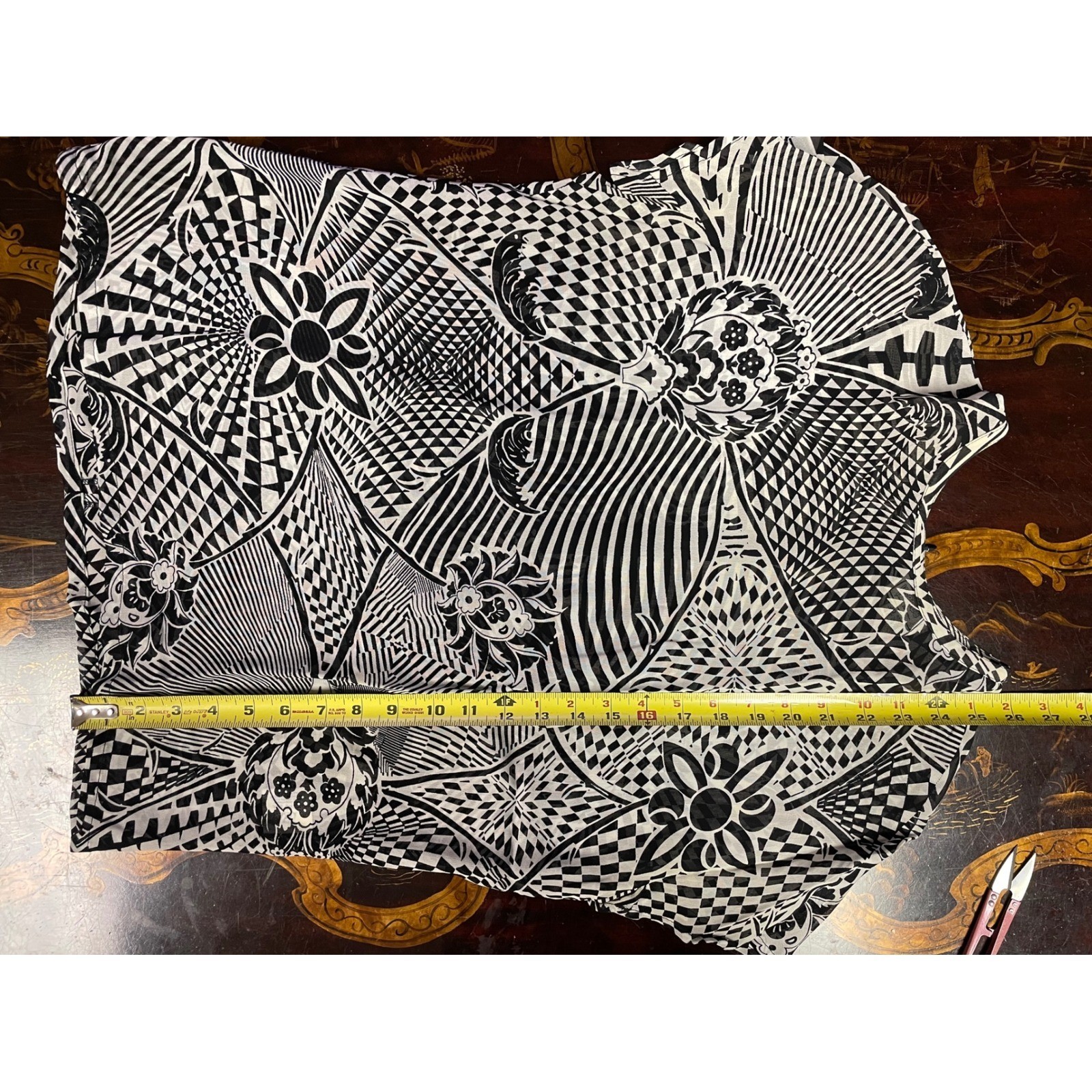 Vtg Versus Gianni Versace Womens 3 Pc Set Blazer Top Skirt Op Art 90s 30/32