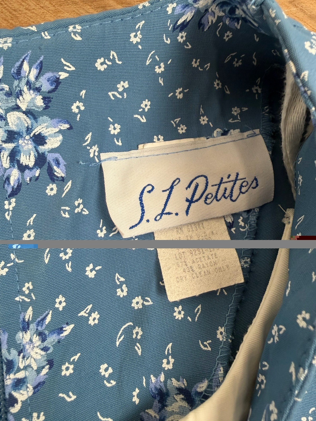 Vintage Floral Belted Secretary Dress Cottagecore Sz 14 S.L. Petites Made in USA