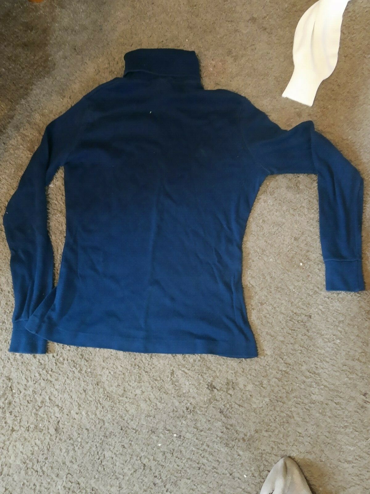 NICE Vintage 80’s Women’s Roffe Ski Turtleneck Long Sleeve Shirt Blue M Medium