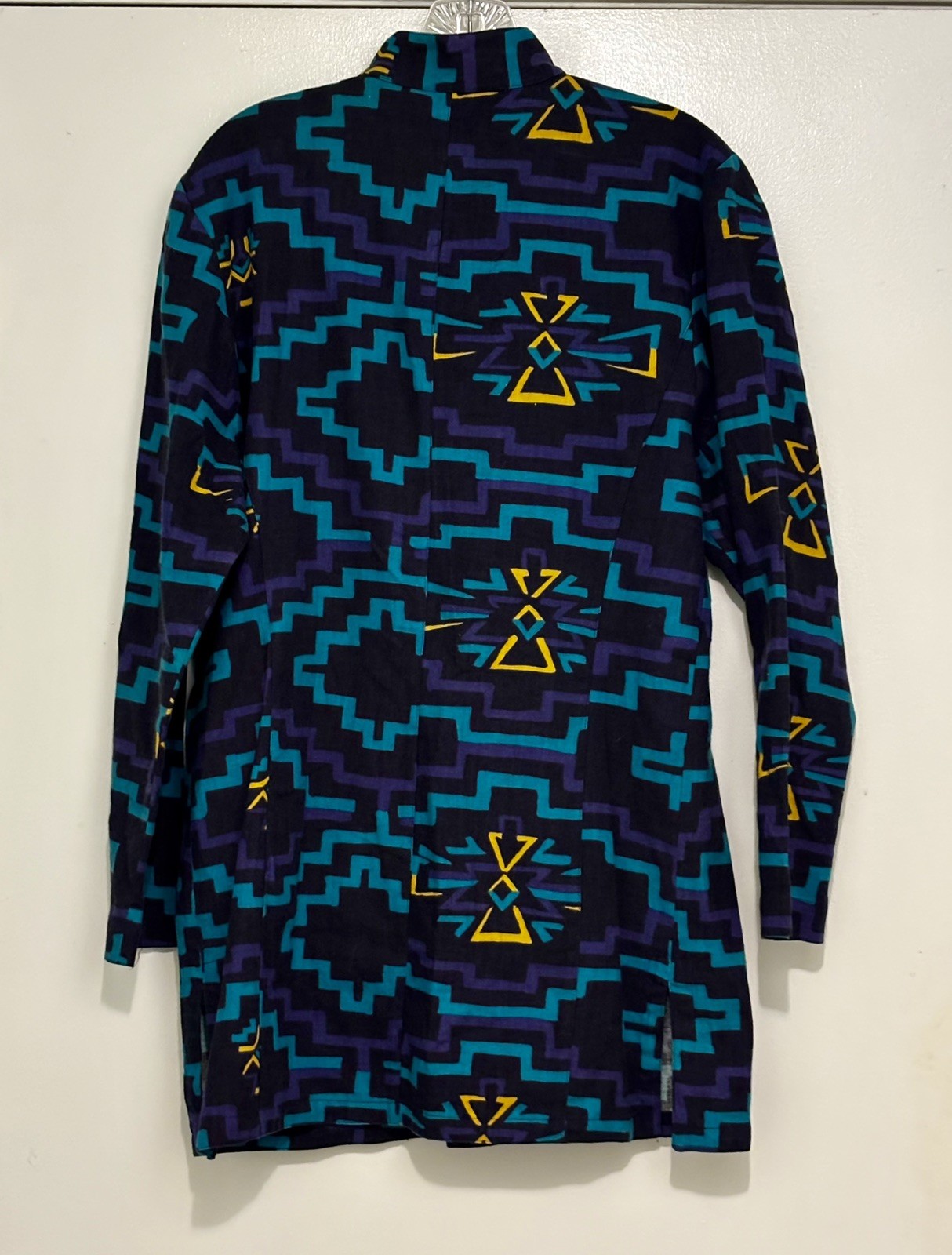 Anastasia Paris Francois Viannay Vintage Longline Shirt Tunic Cotton Wool 40 M